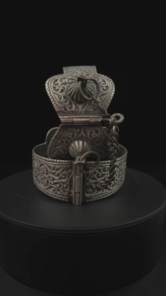 Antique Khalkhal Anklets (Pair), Meknès, Morocco