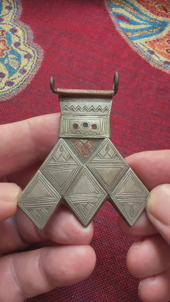 Old Silver Tuareg Khomissar Pendant, Niger