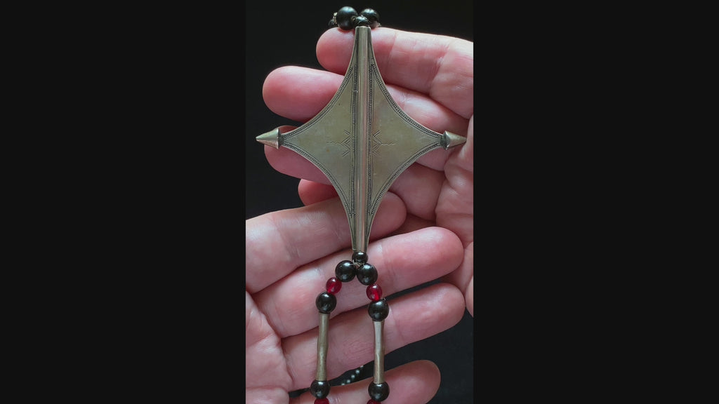Vintage Tuareg Cross Necklace from Niger | Vintage Ethnic Jewellery