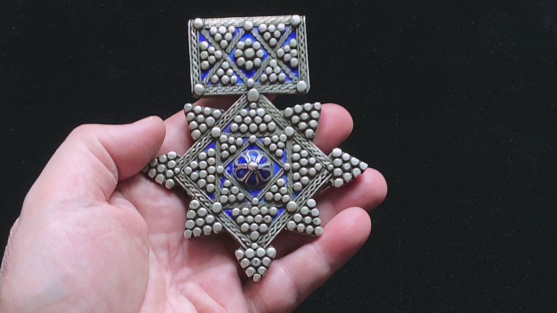 Vintage Silver Boghdad Amulet from Morocco | Vintage Ethnic Jewellery