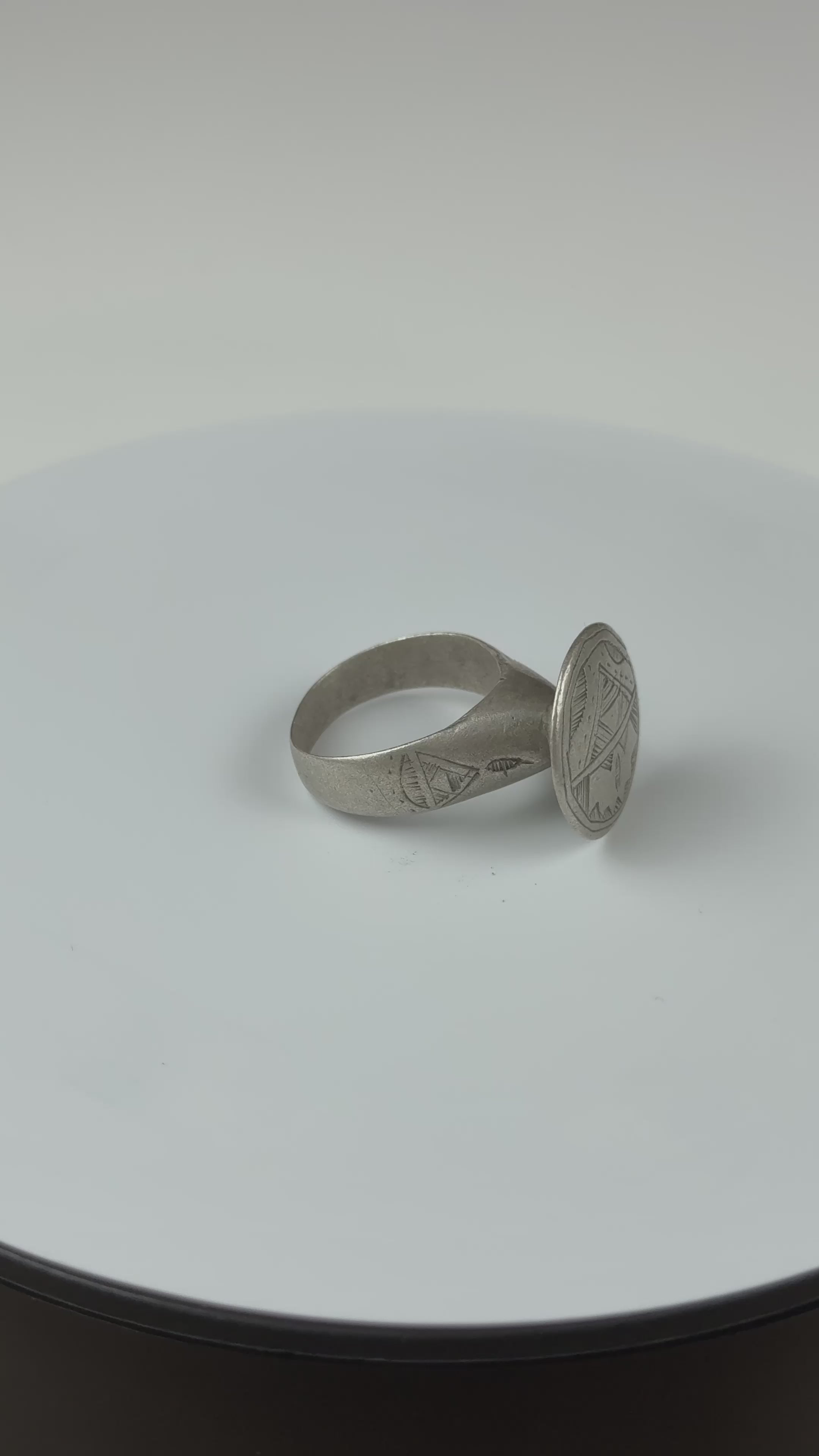 Vintage Silver Tuareg Ring, Mali