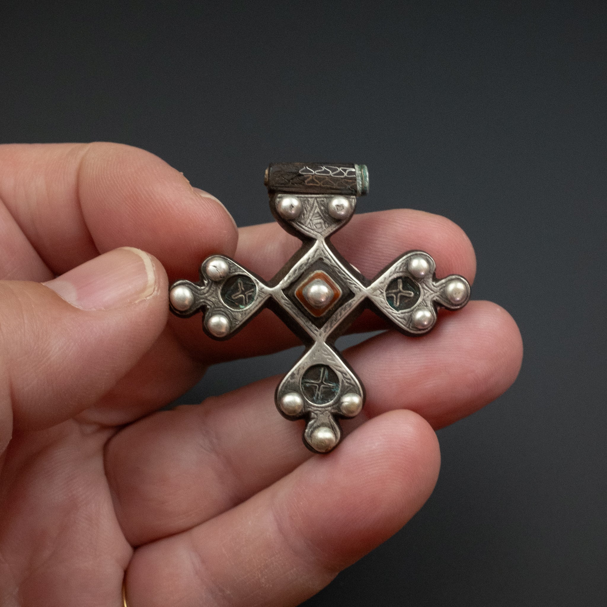 Rare Antique Silver Trarza ‘Boghdad’ Cross, Mauritania 