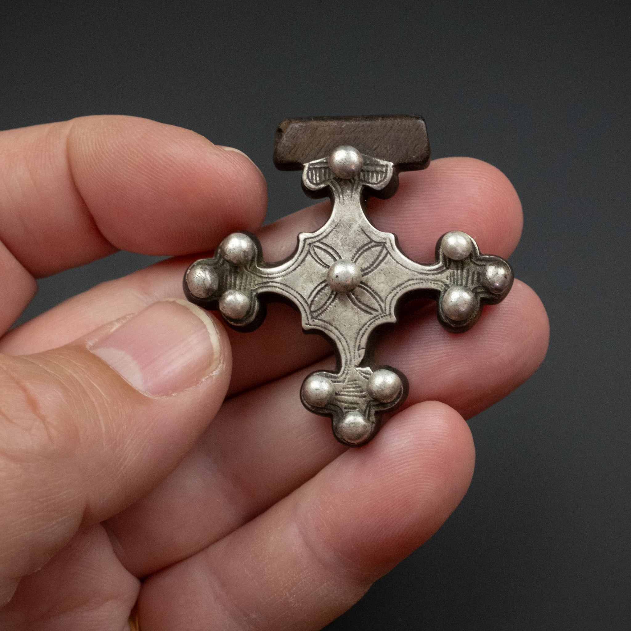 Rare Antique Silver Trarza ‘Boghdad’ Cross, Mauritania