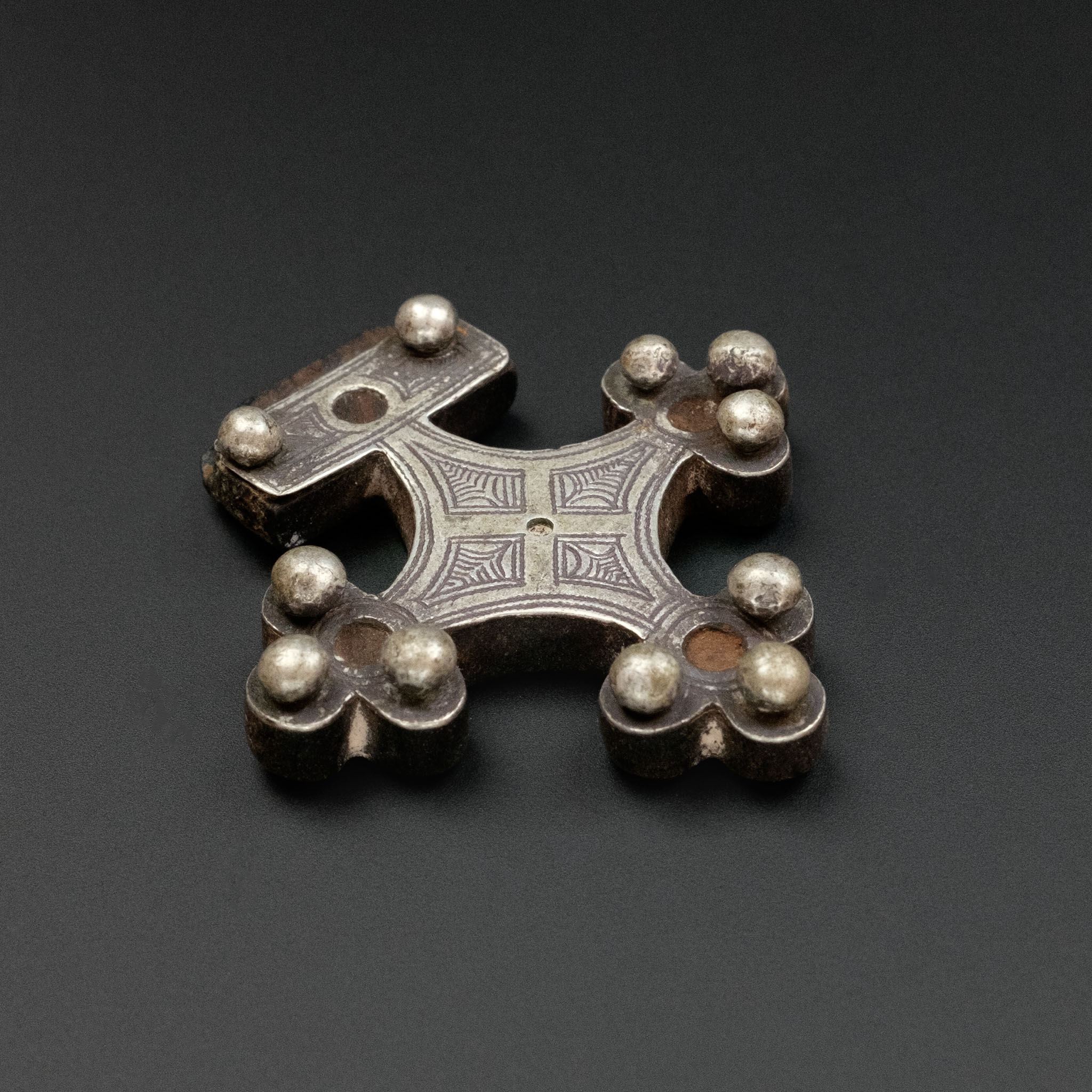 Rare Antique Silver Trarza ‘Boghdad’ Cross, Mauritania