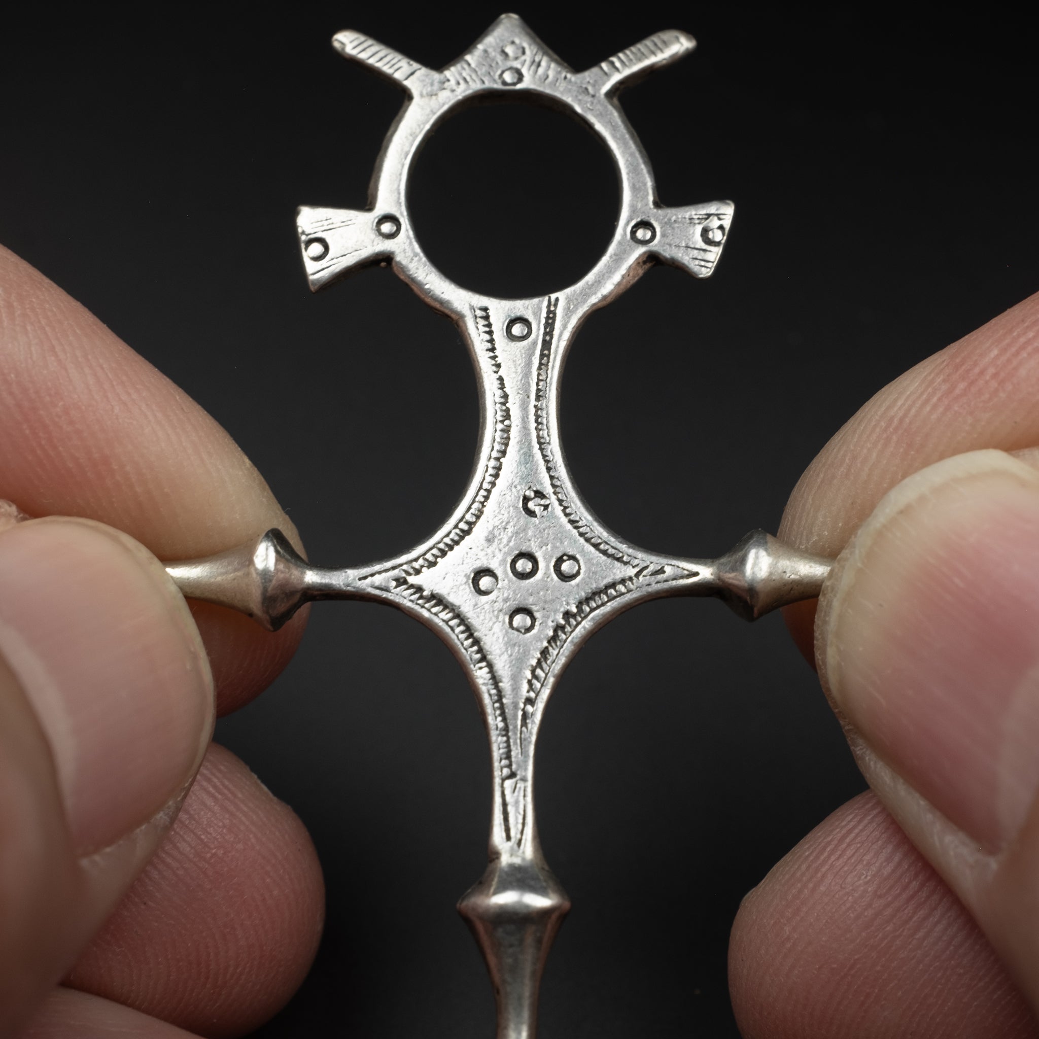 Old Silver Tuareg Cross of Agadez, Niger