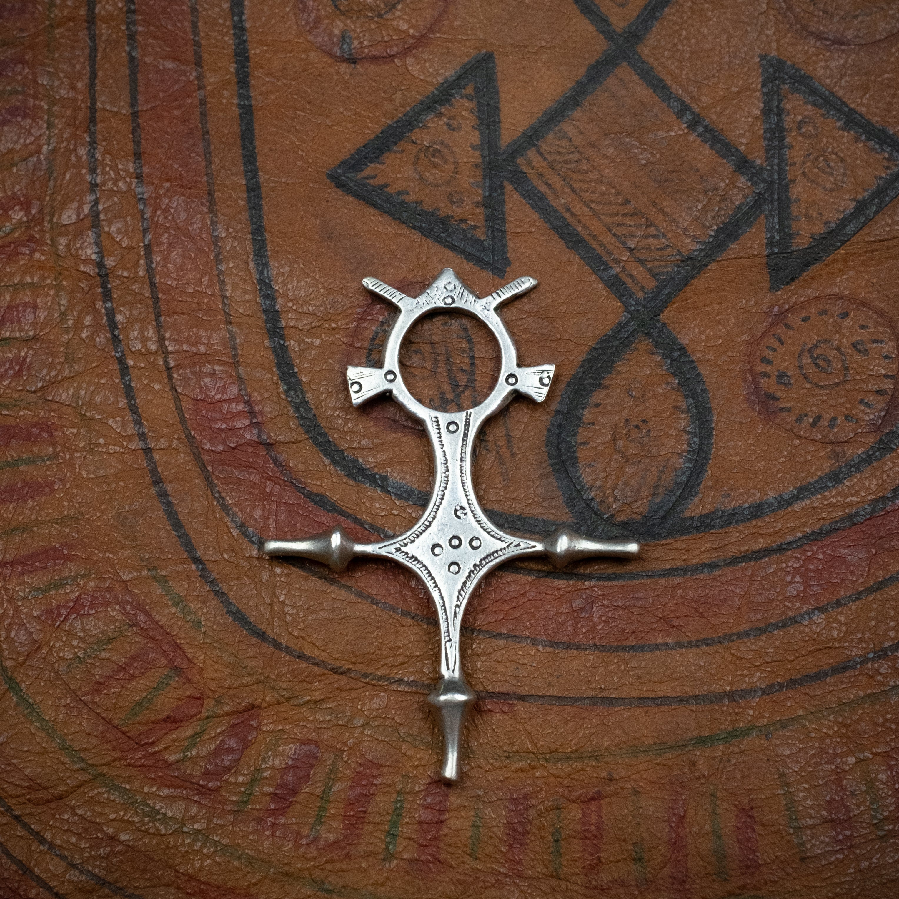 Old Silver Tuareg Cross of Agadez, Niger
