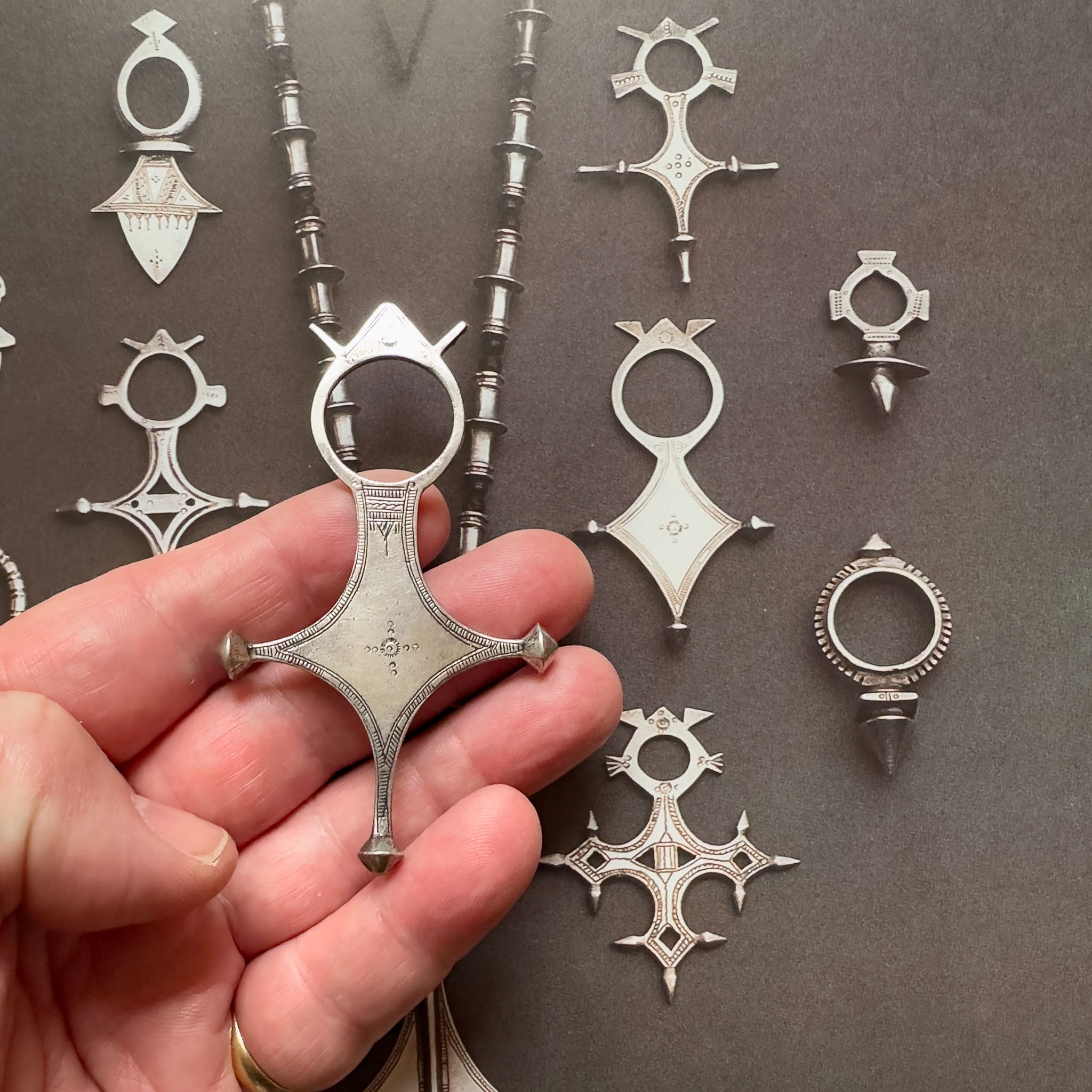 Vintage Silver Tuareg Cross of Agadez | Vintage Ethnic Jewellery Vintage Silver Tuareg Cross of Agadez | Vintage Ethnic Jewellery