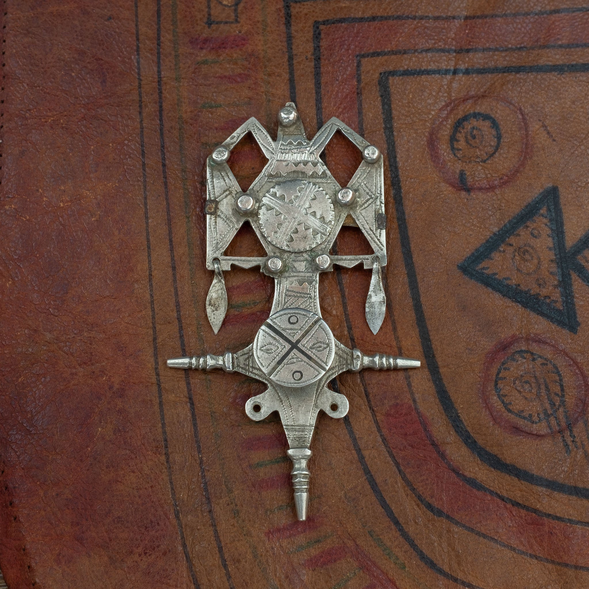 Old Silver Tuareg Cross Pendant, Niger