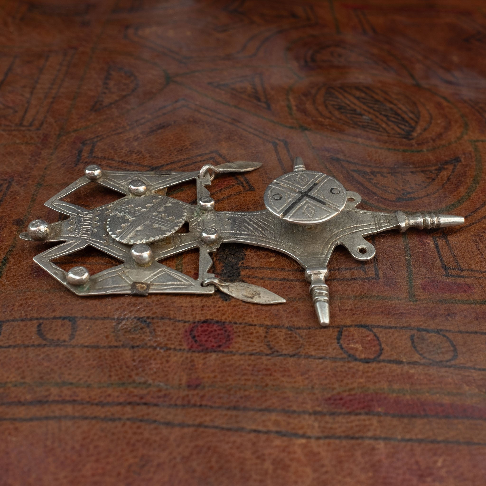 Old Silver Tuareg Cross Pendant, Niger