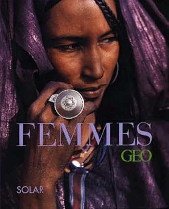 Book Cover of Femme Geo. Tuareg woman wearing Tellit ring.