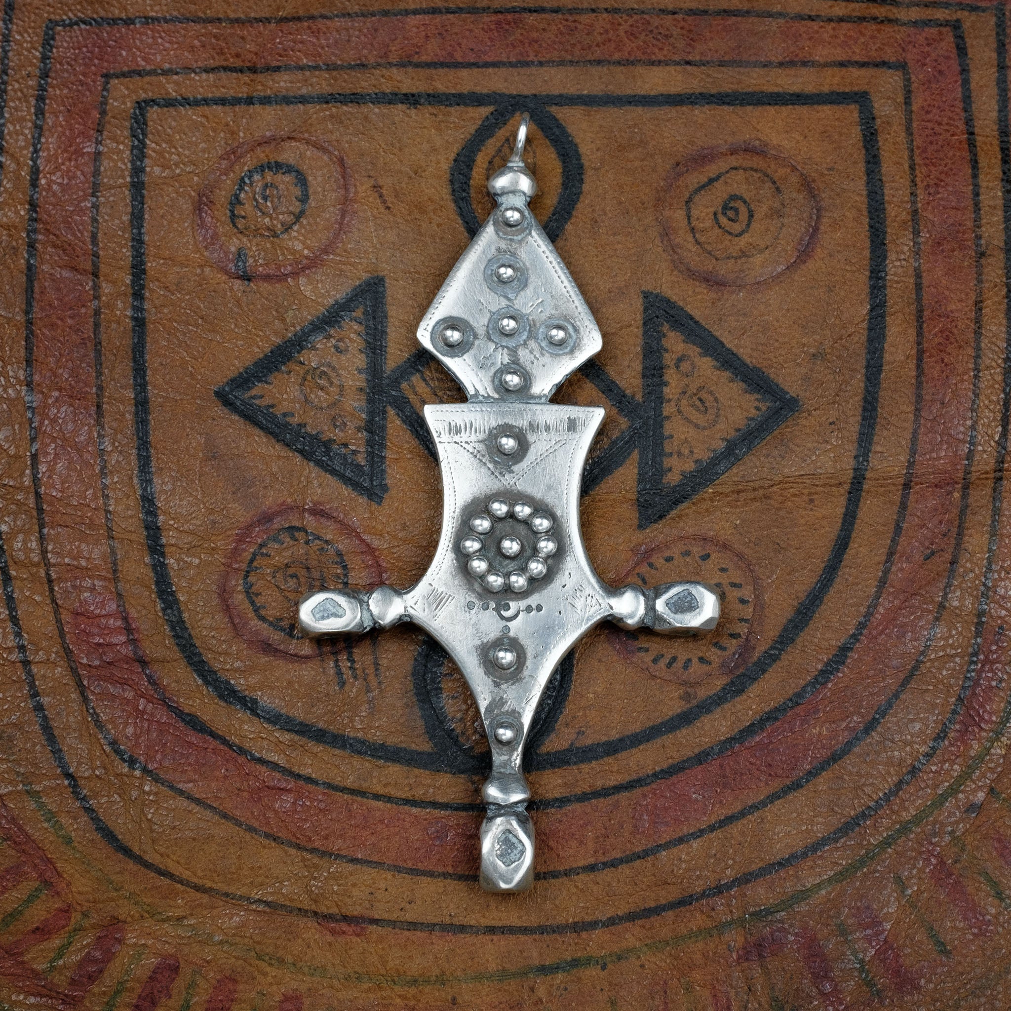 Old Silver Tuareg Cross Pendant