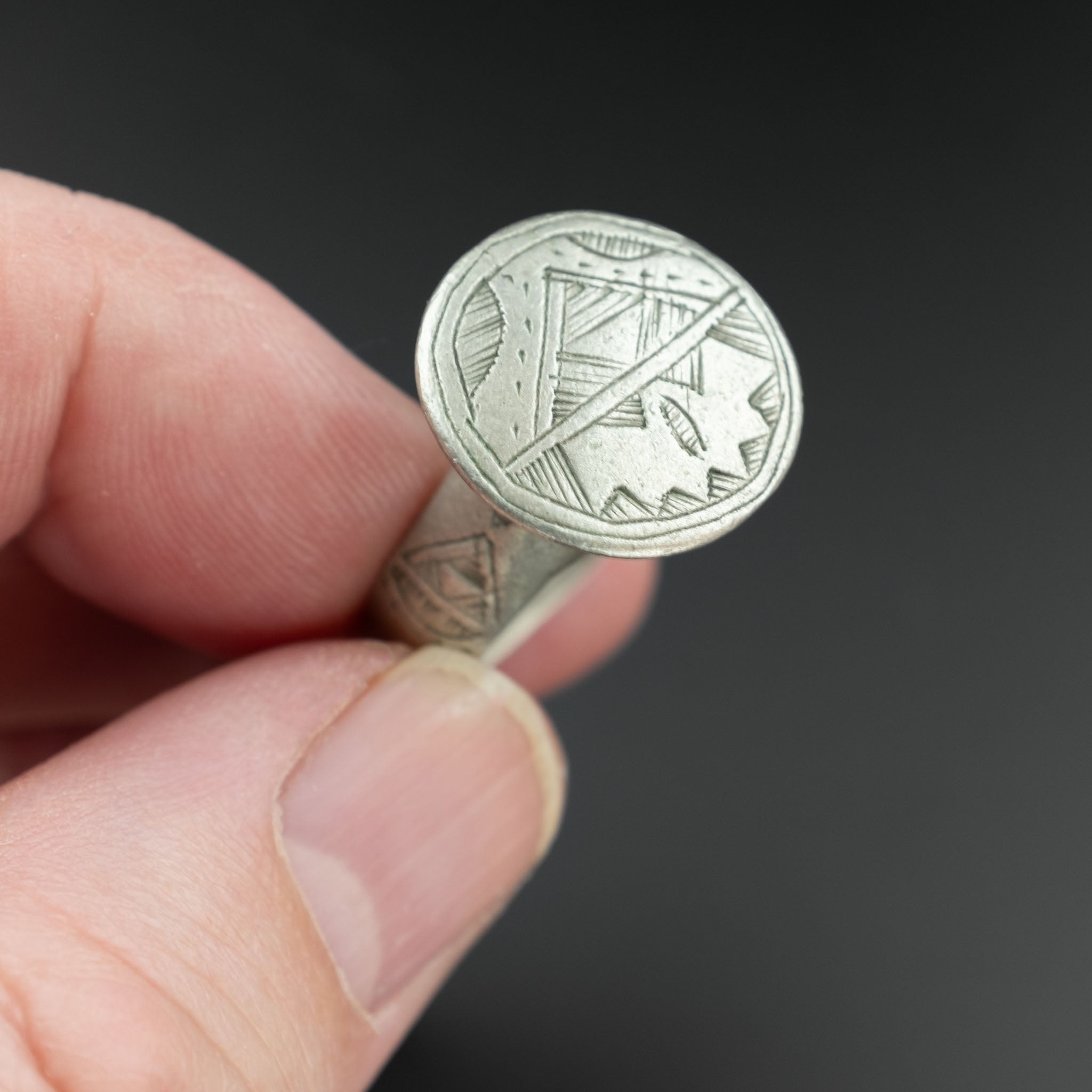 Vintage Silver Tuareg Ring, Mali