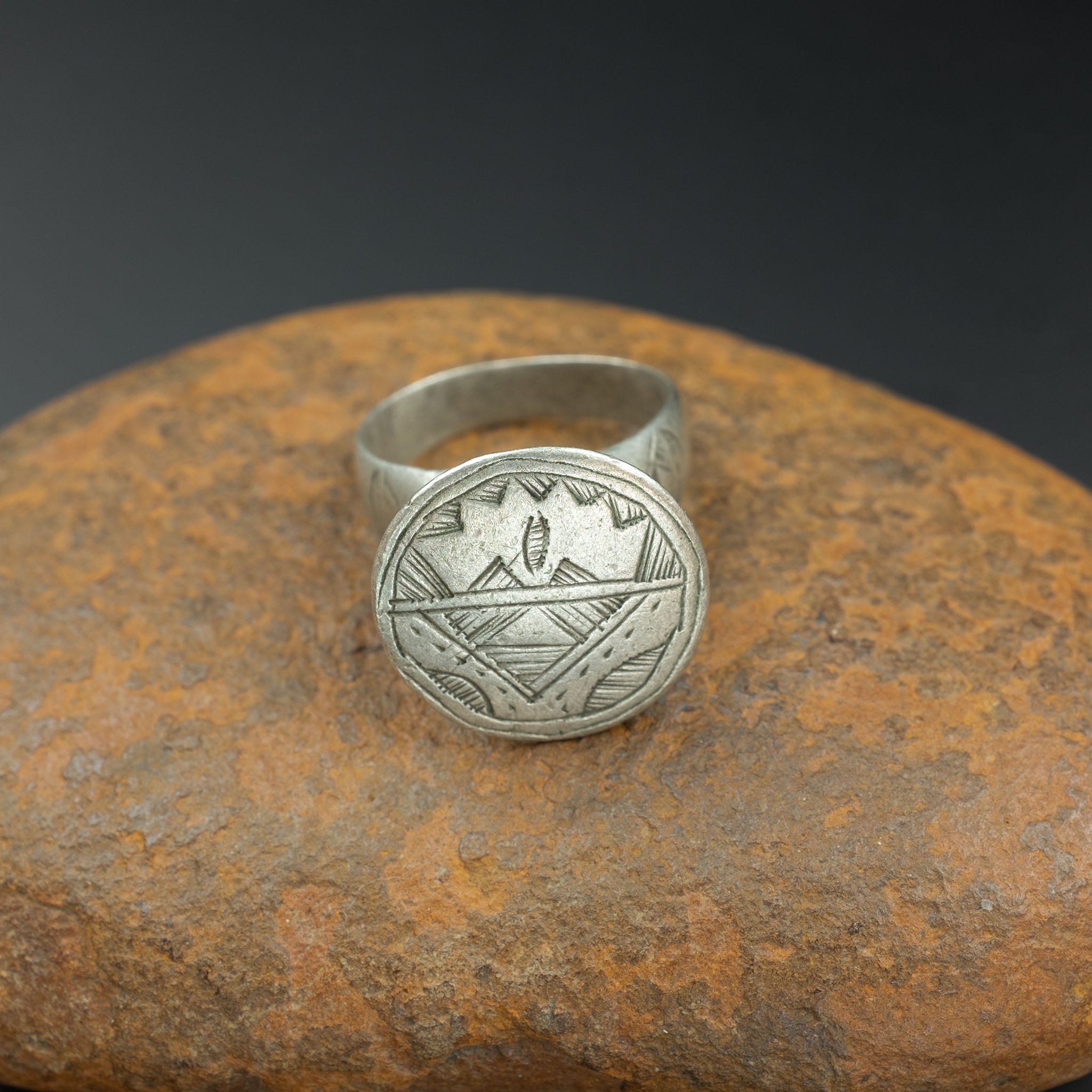 Vintage Silver Tuareg Ring, Mali