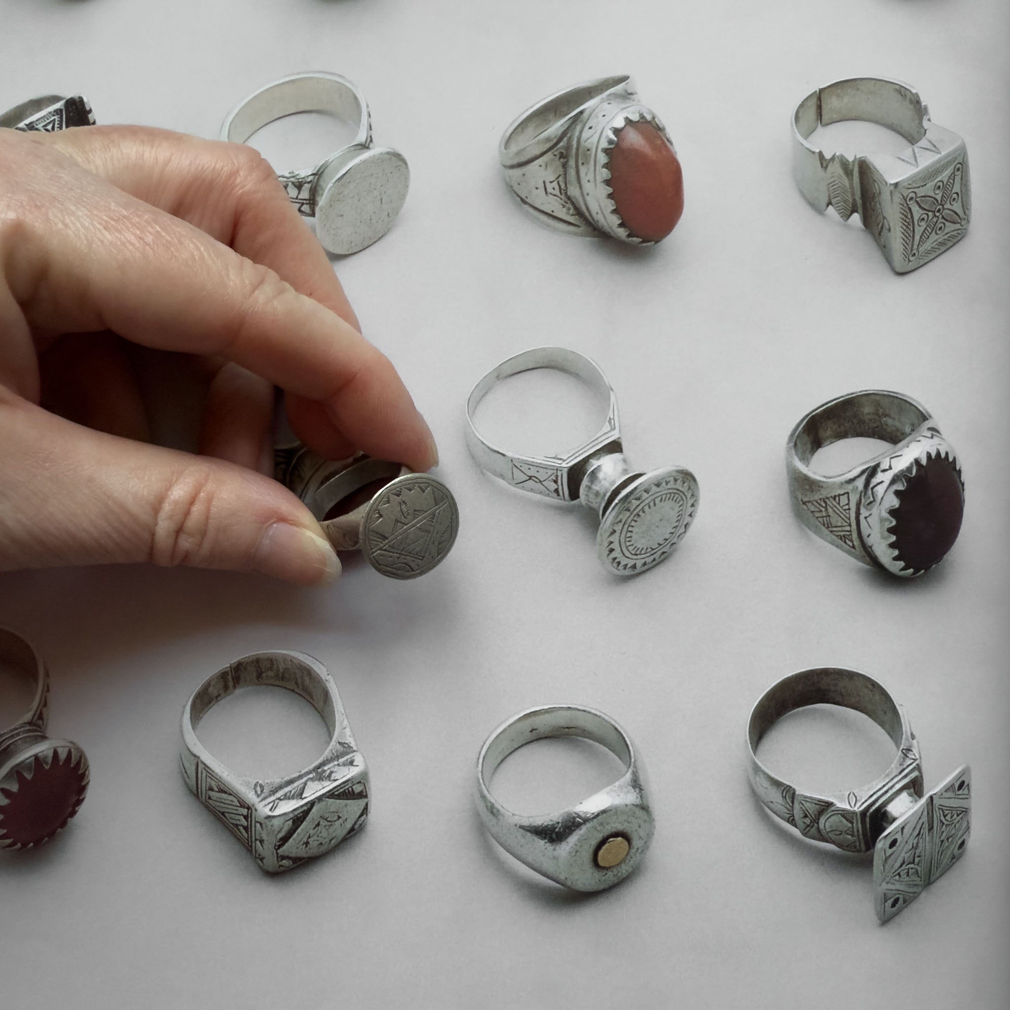 Vintage Silver Tuareg Ring, Mali