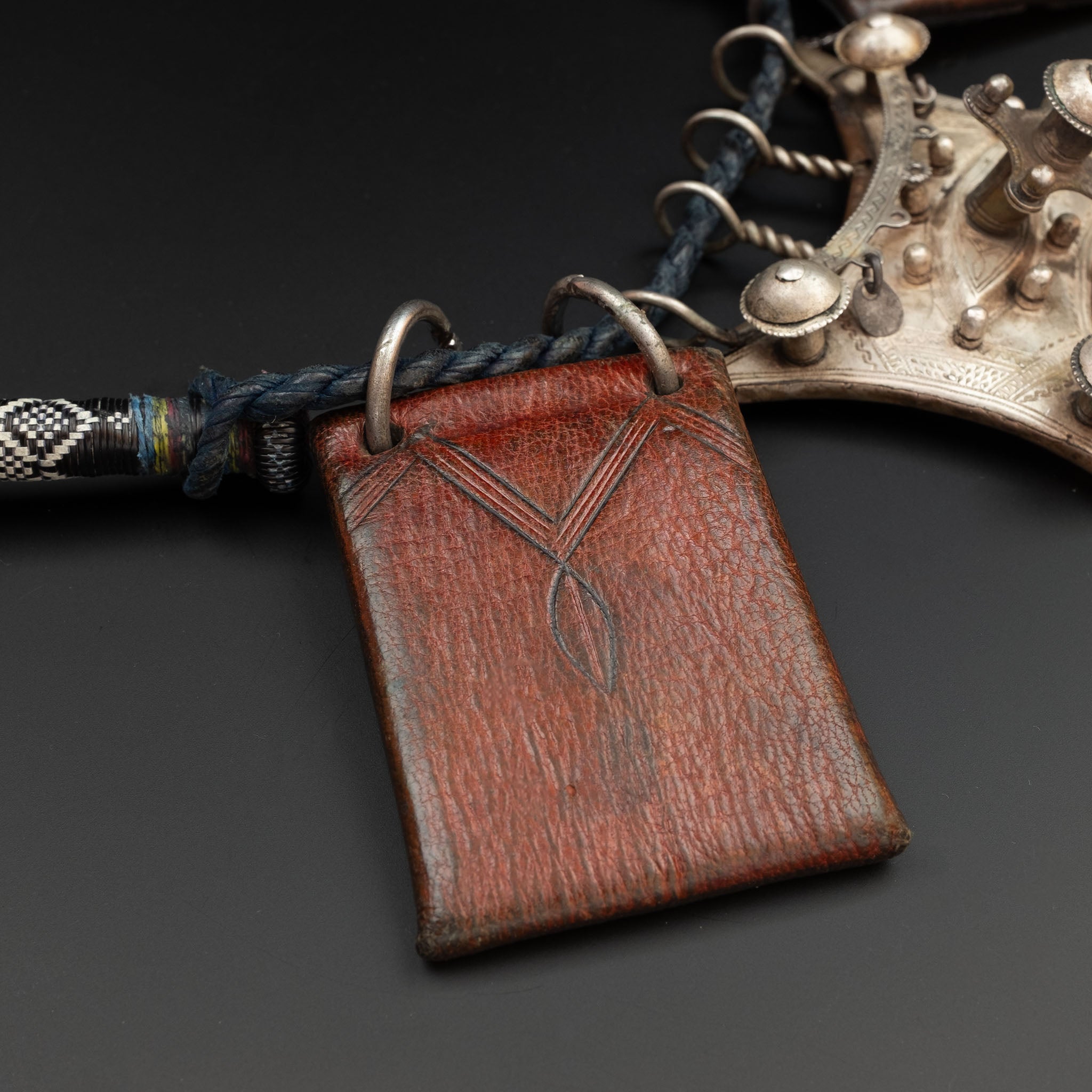 Old Tuareg Tcherot Amulet Necklace
