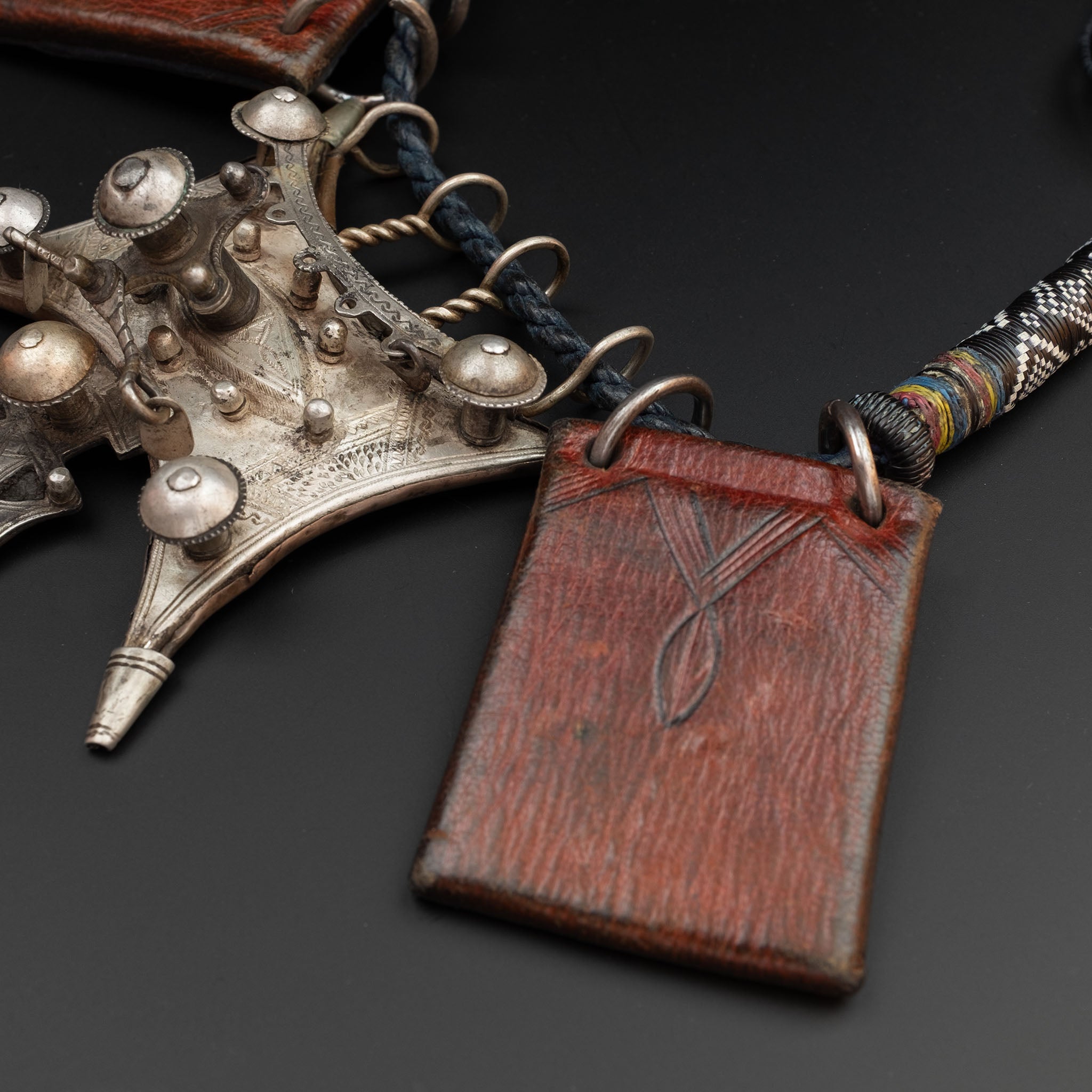 Old Tuareg Tcherot Amulet Necklace