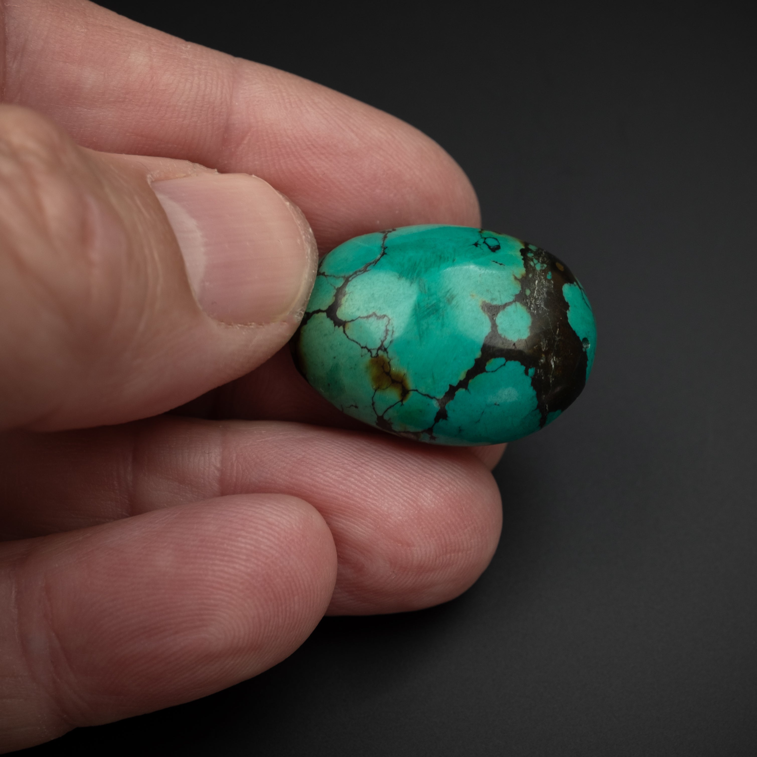 Antique Tibetan Turquoise Bead (11.1 g)