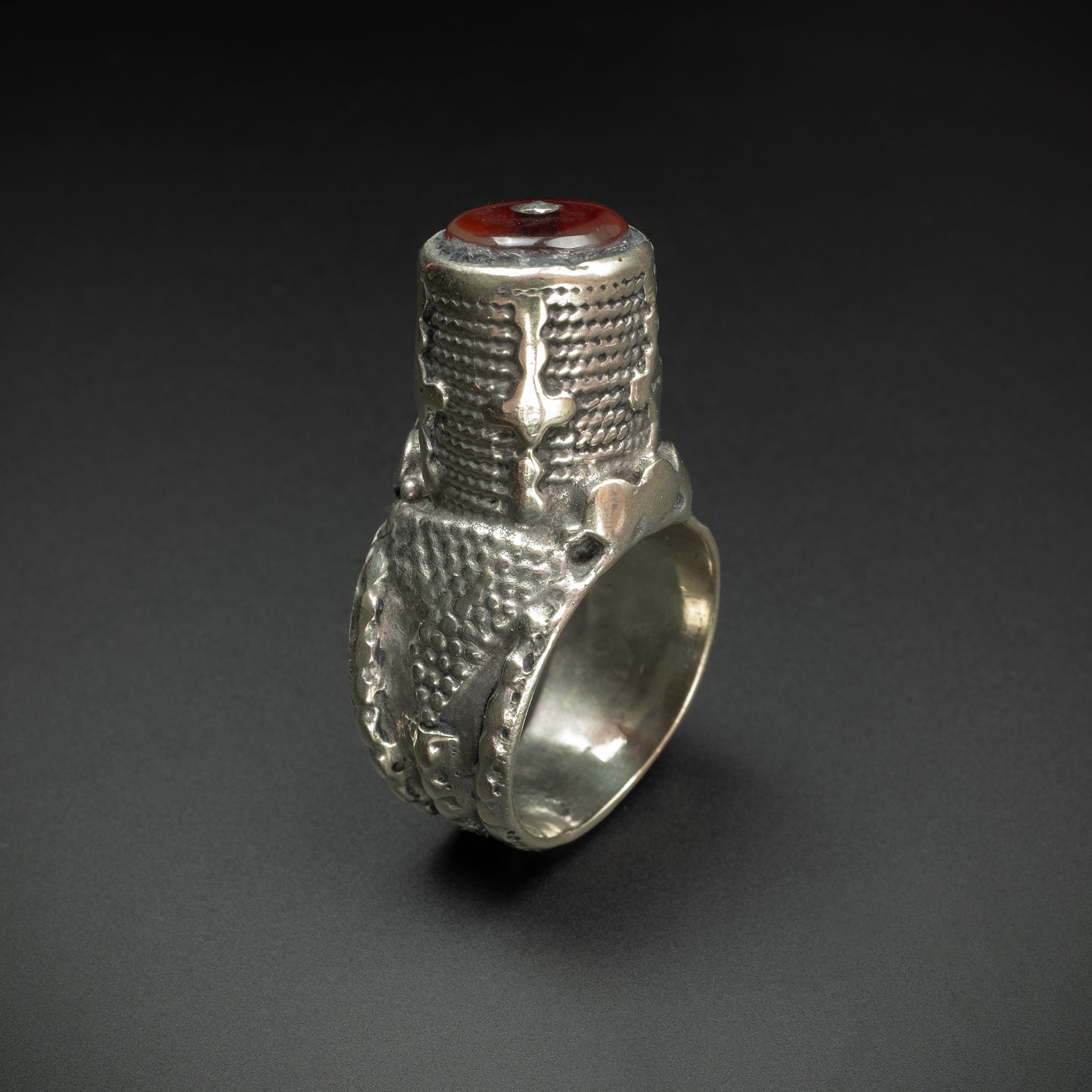 Old Silver Tower Ring, Yemen