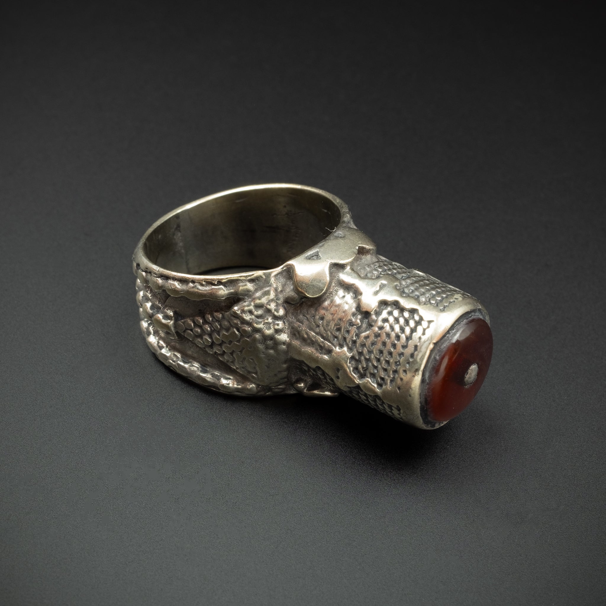 Old Silver Tower Ring, Yemen