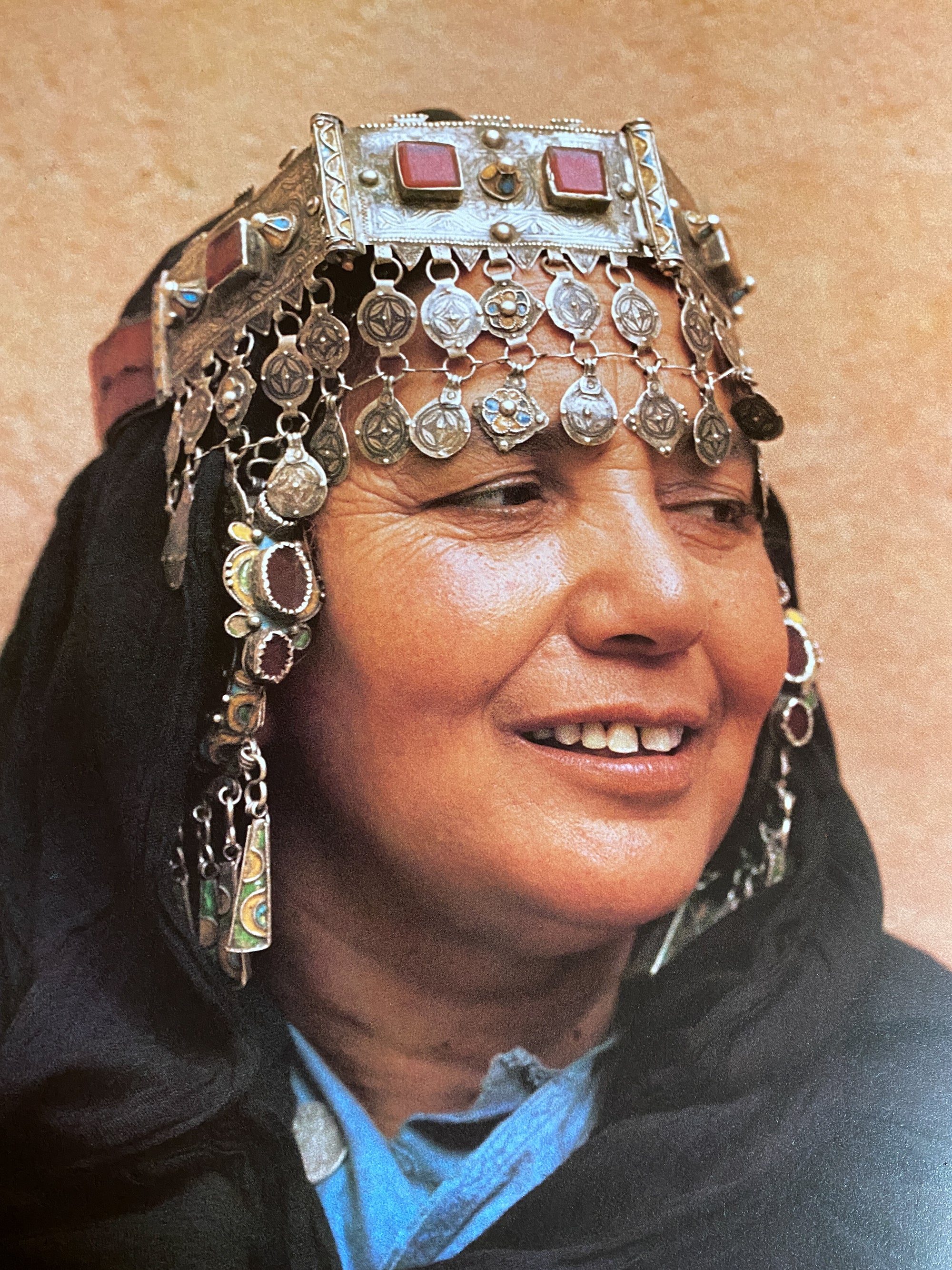 Antique Silver Moroccan Tribal Headpiece