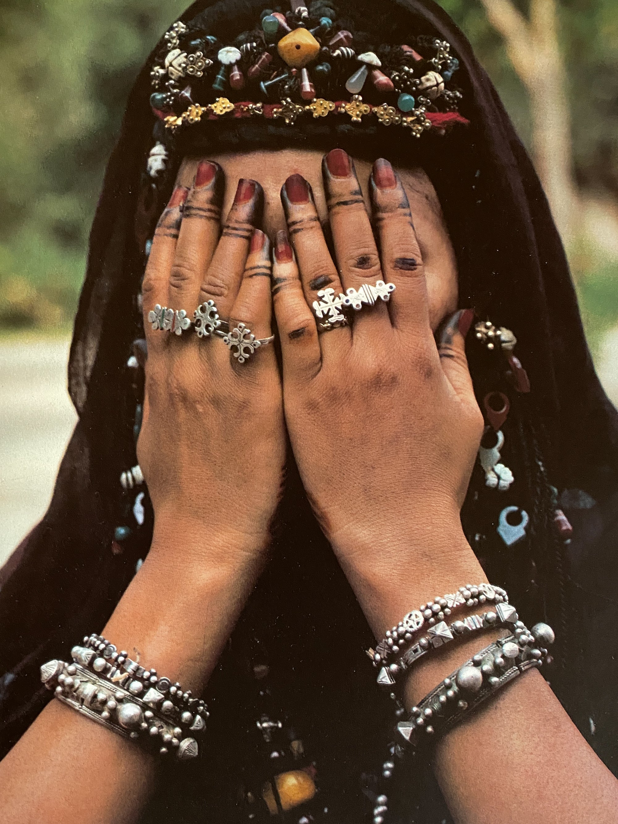 Old Saharan Silver Tuareg Ring, Morocco