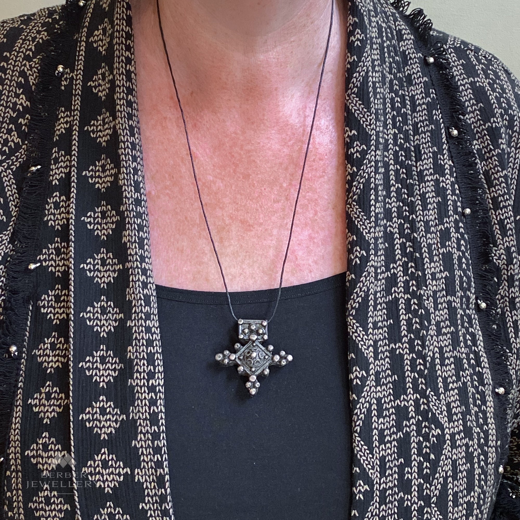 Vintage silver boghdad (amulet) from Mauritania