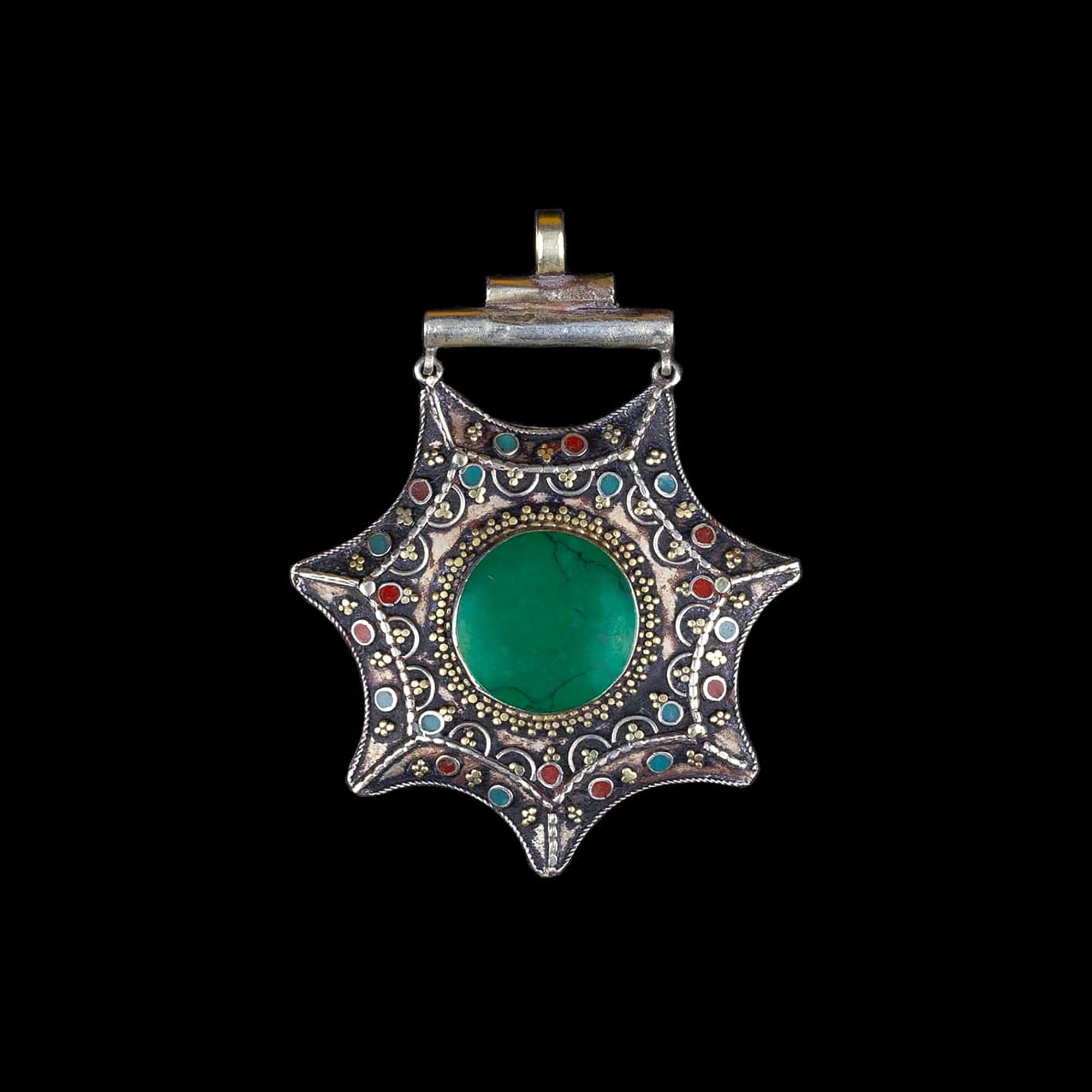 Tribal Afghan Pendant | Vintage Ethnic Jewellery | Berber Jewellery