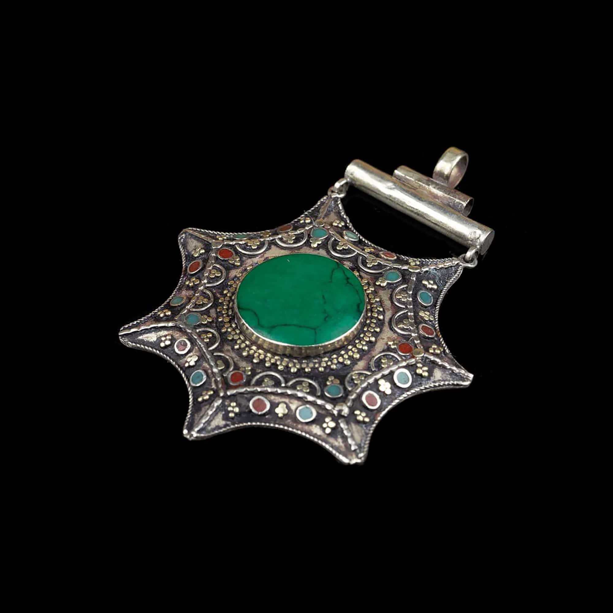 Tribal Afghan Pendant | Vintage Ethnic Jewellery | Berber Jewellery