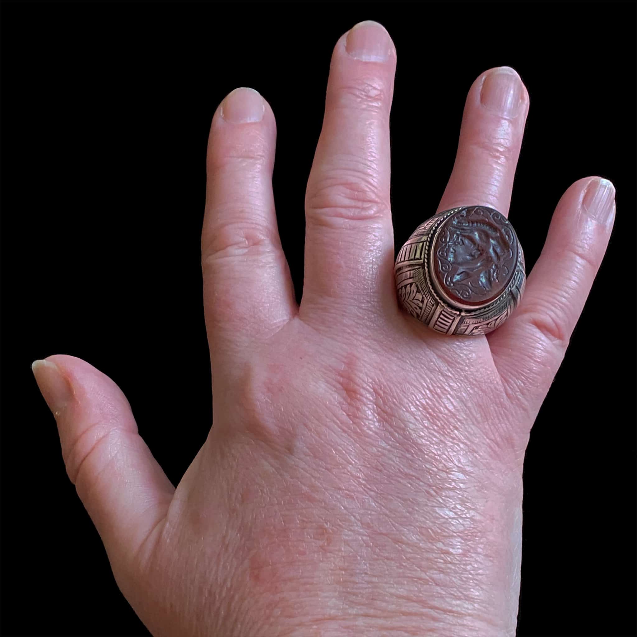 Vintage clearance intaglio ring