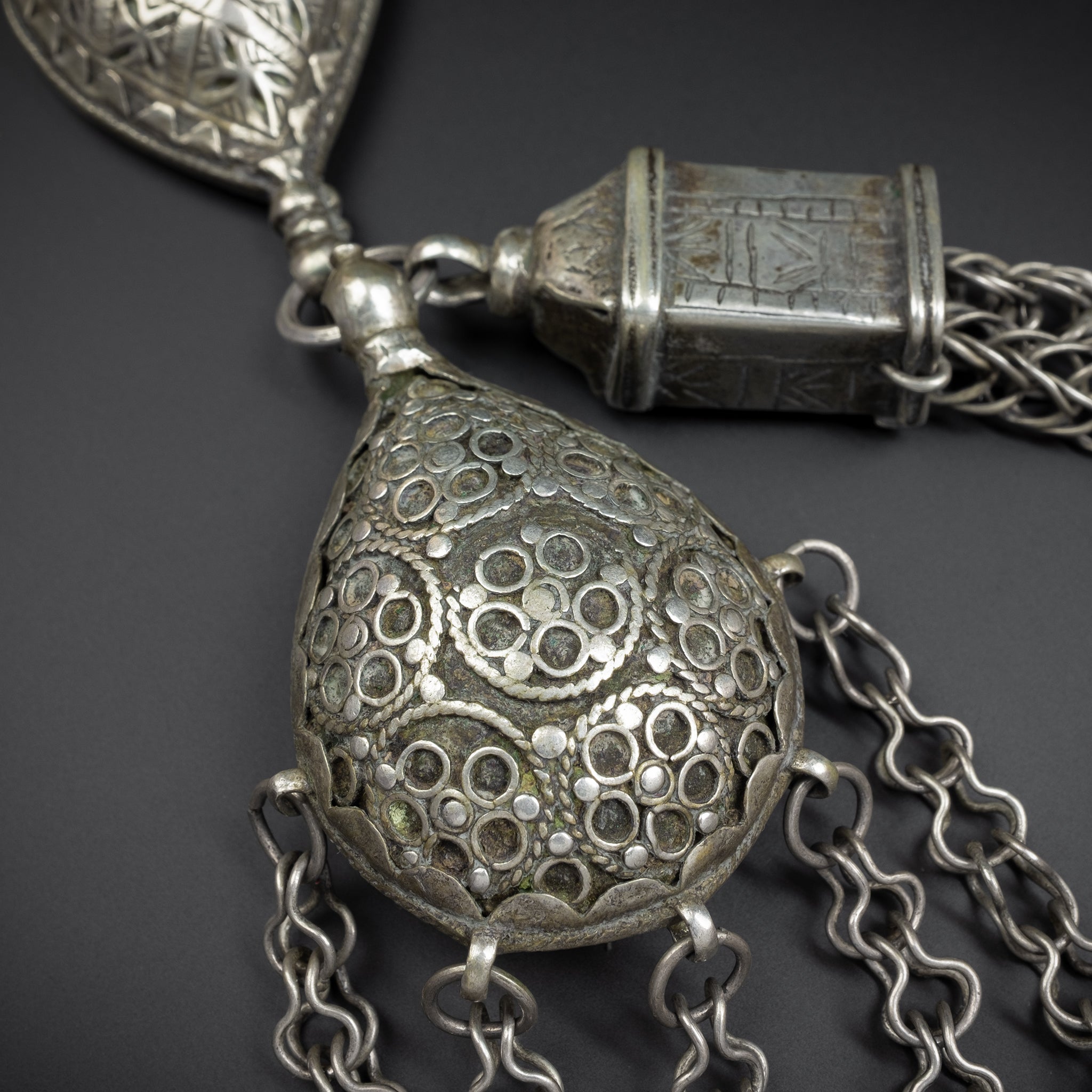 Antique Silver Fibula, Ait Ouaouzguite, Morocco – RARE