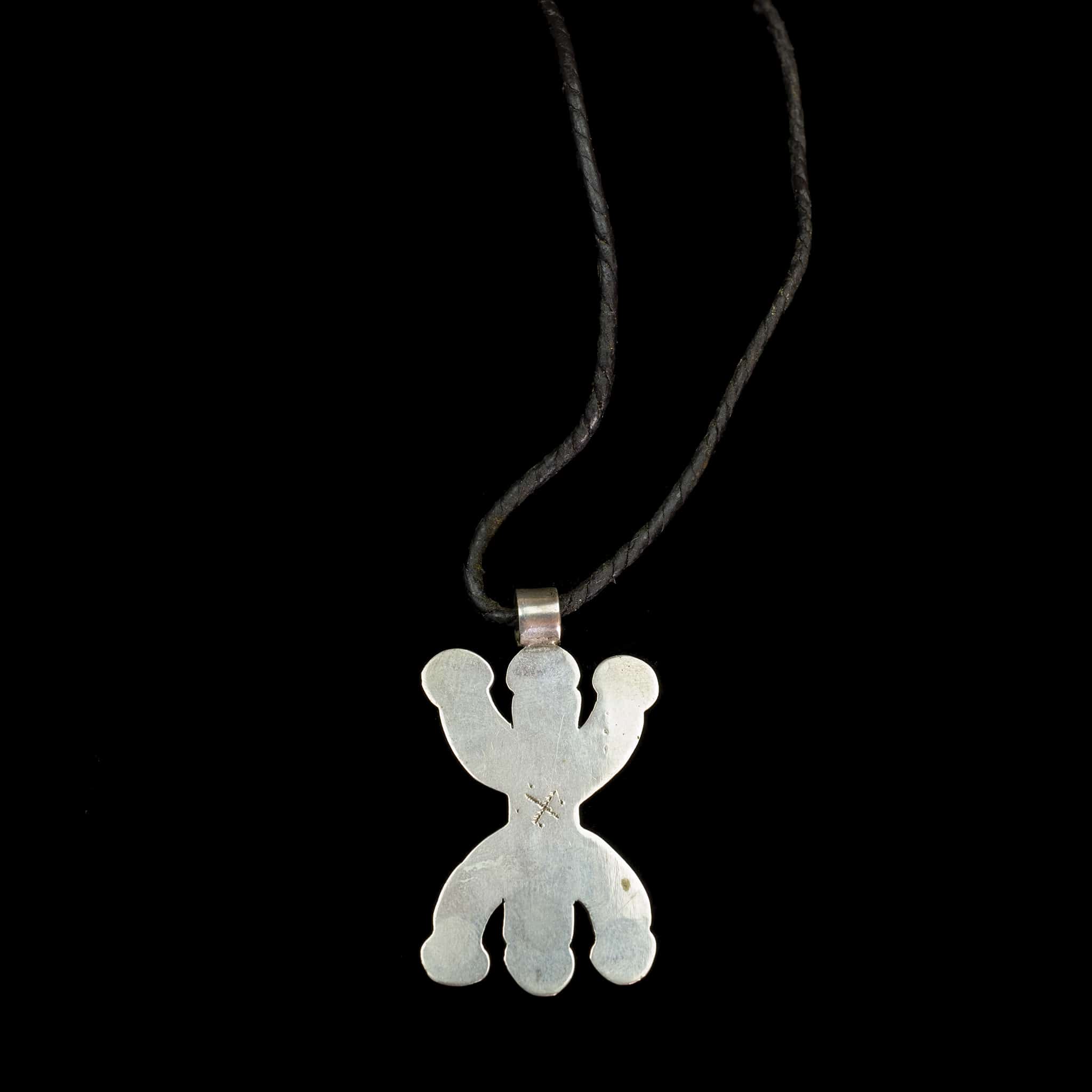 Silver Berber (Amazigh) ‘Free Man’ Pendant | Vintage Ethnic Jewellery