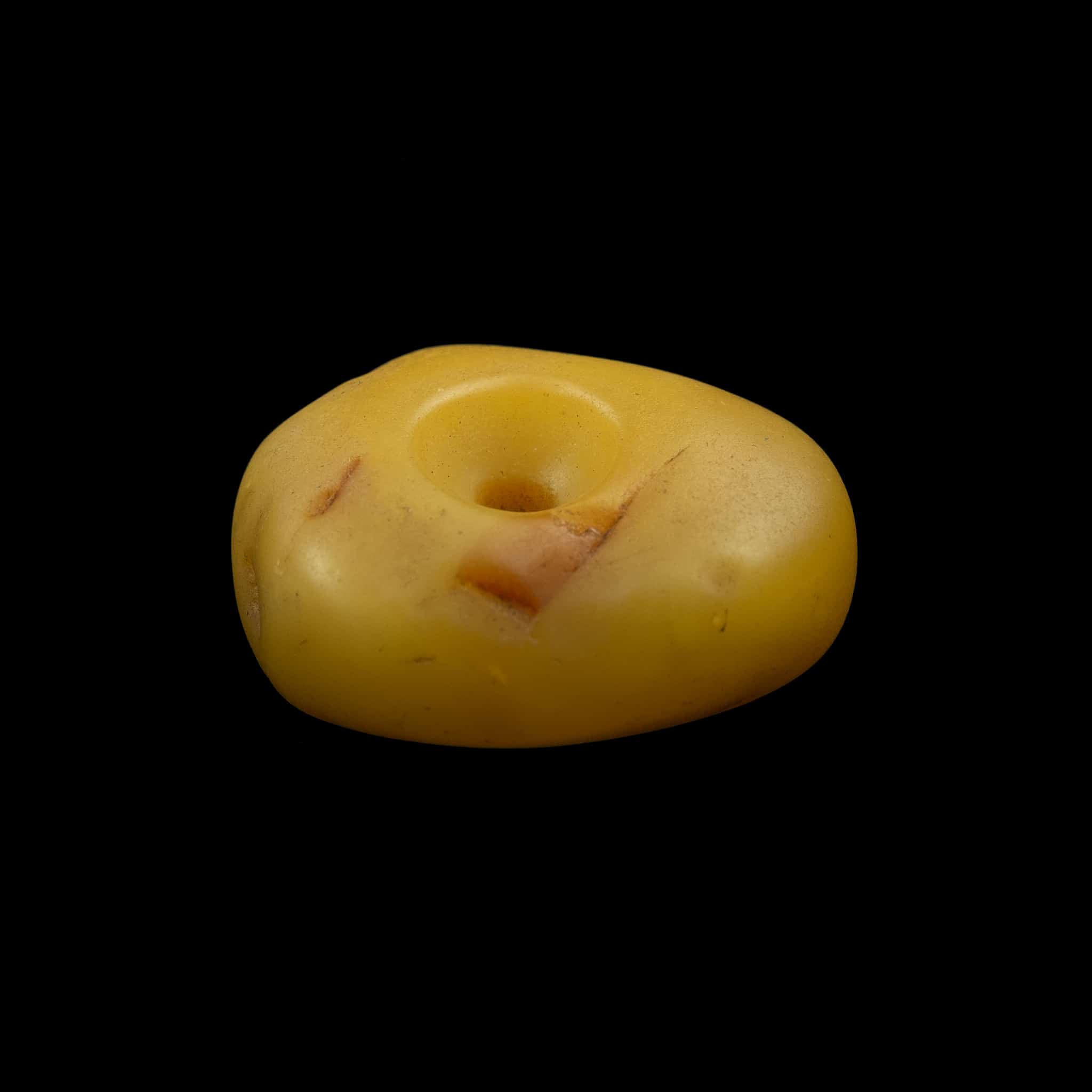 Genuine Antique Baltic Amber Bead | Vintage Ethnic Jewellery