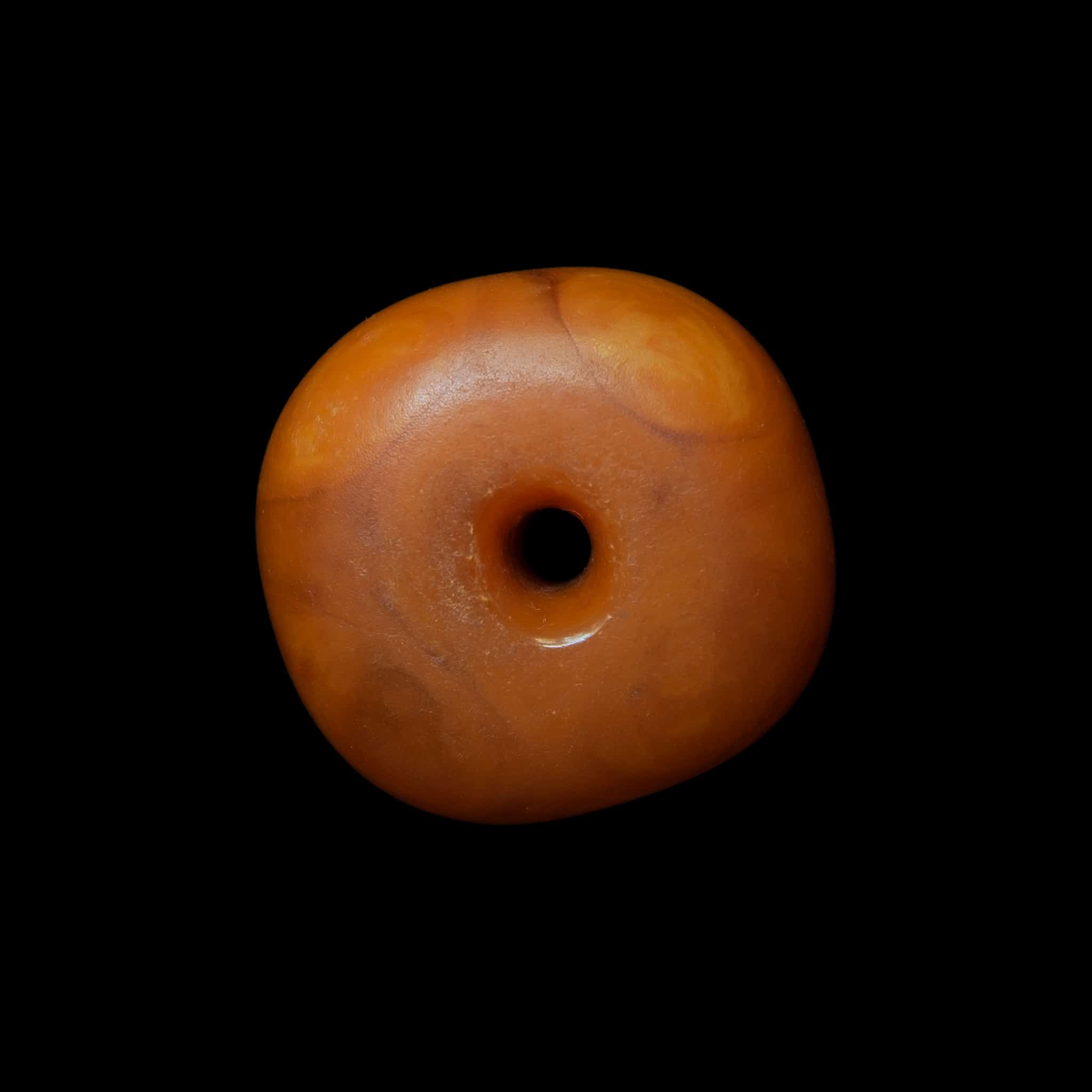 Genuine Antique Baltic Amber Bead | Vintage Ethnic Jewellery