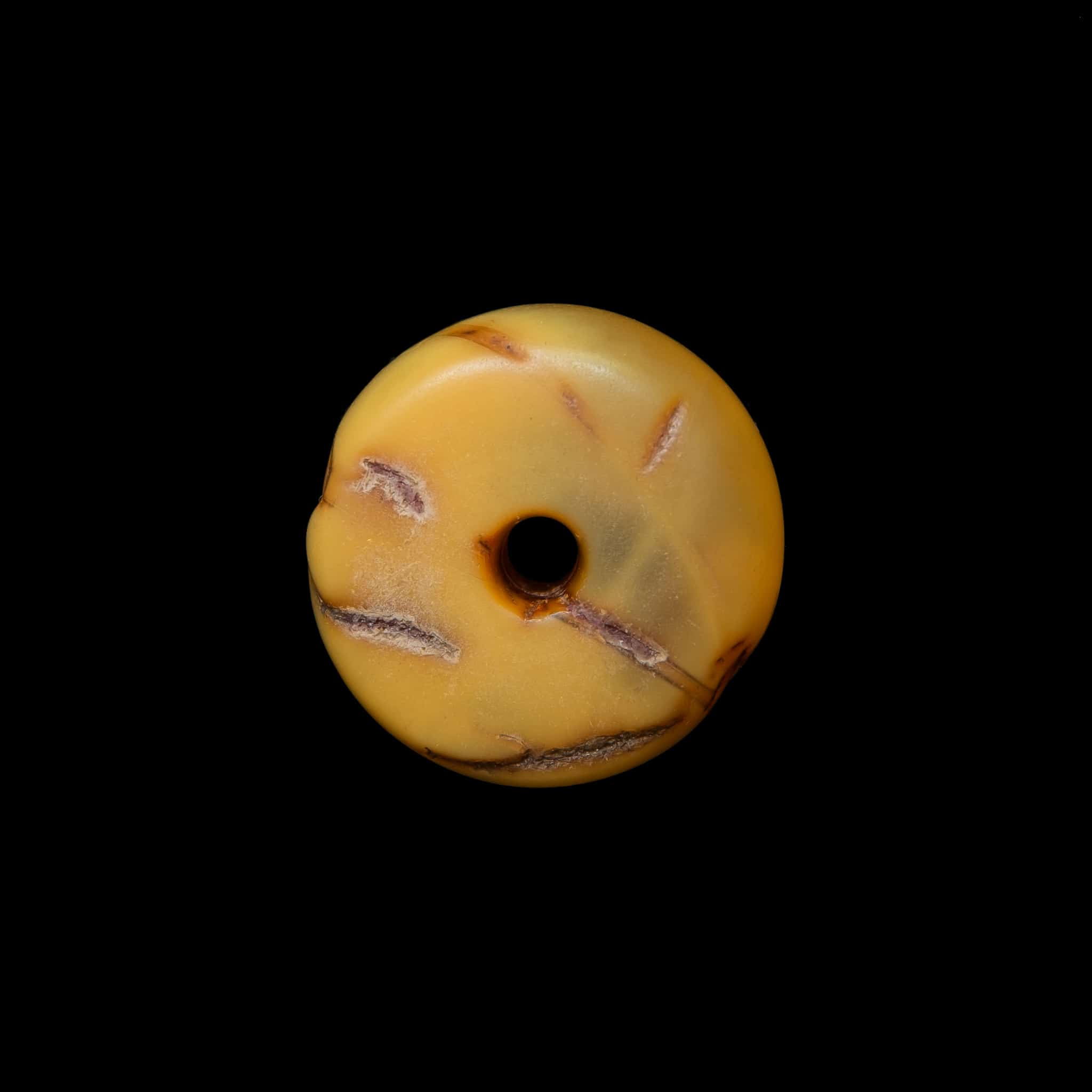 Genuine Antique Baltic Amber Bead | Vintage Ethnic Jewellery