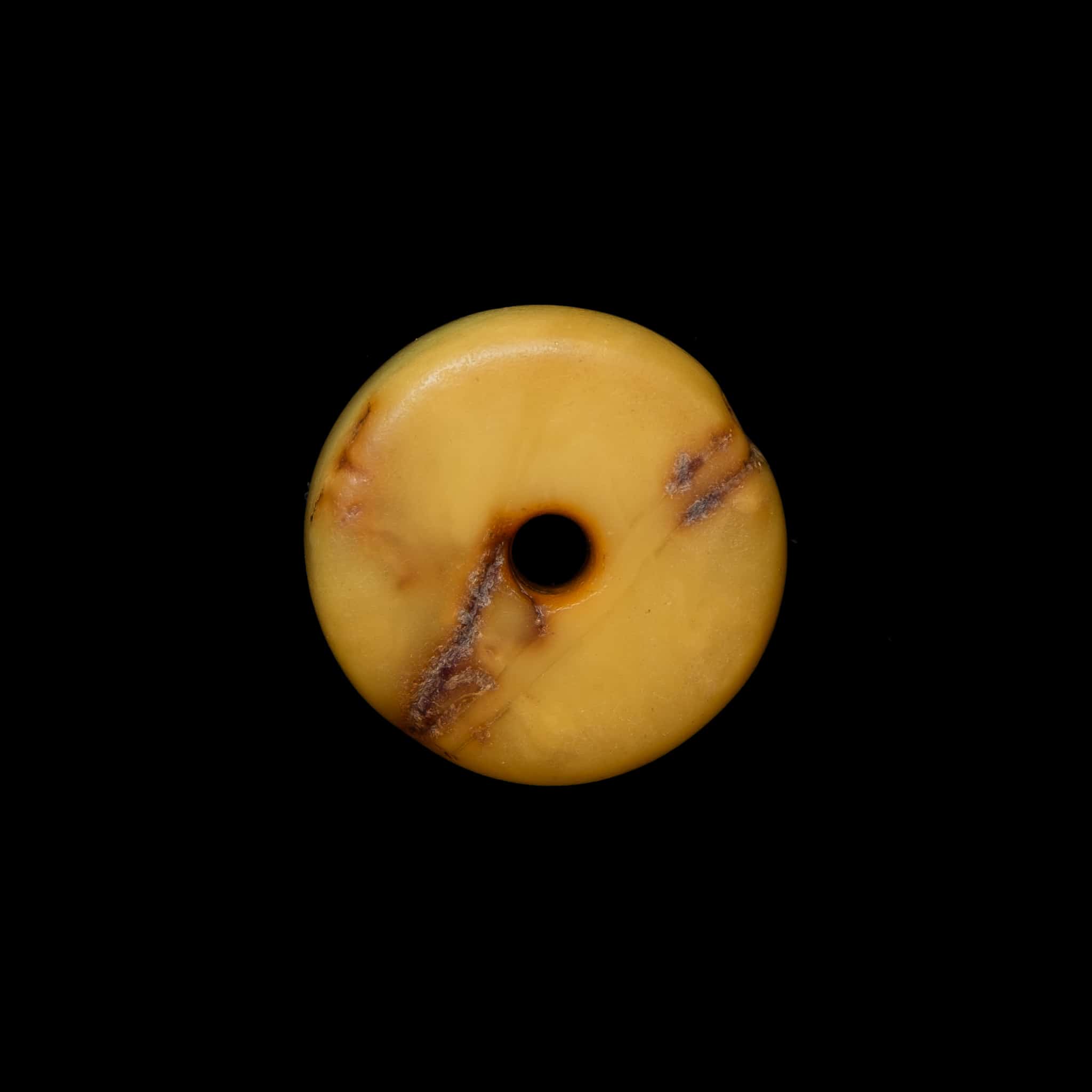 Genuine Antique Baltic Amber Bead | Vintage Ethnic Jewellery