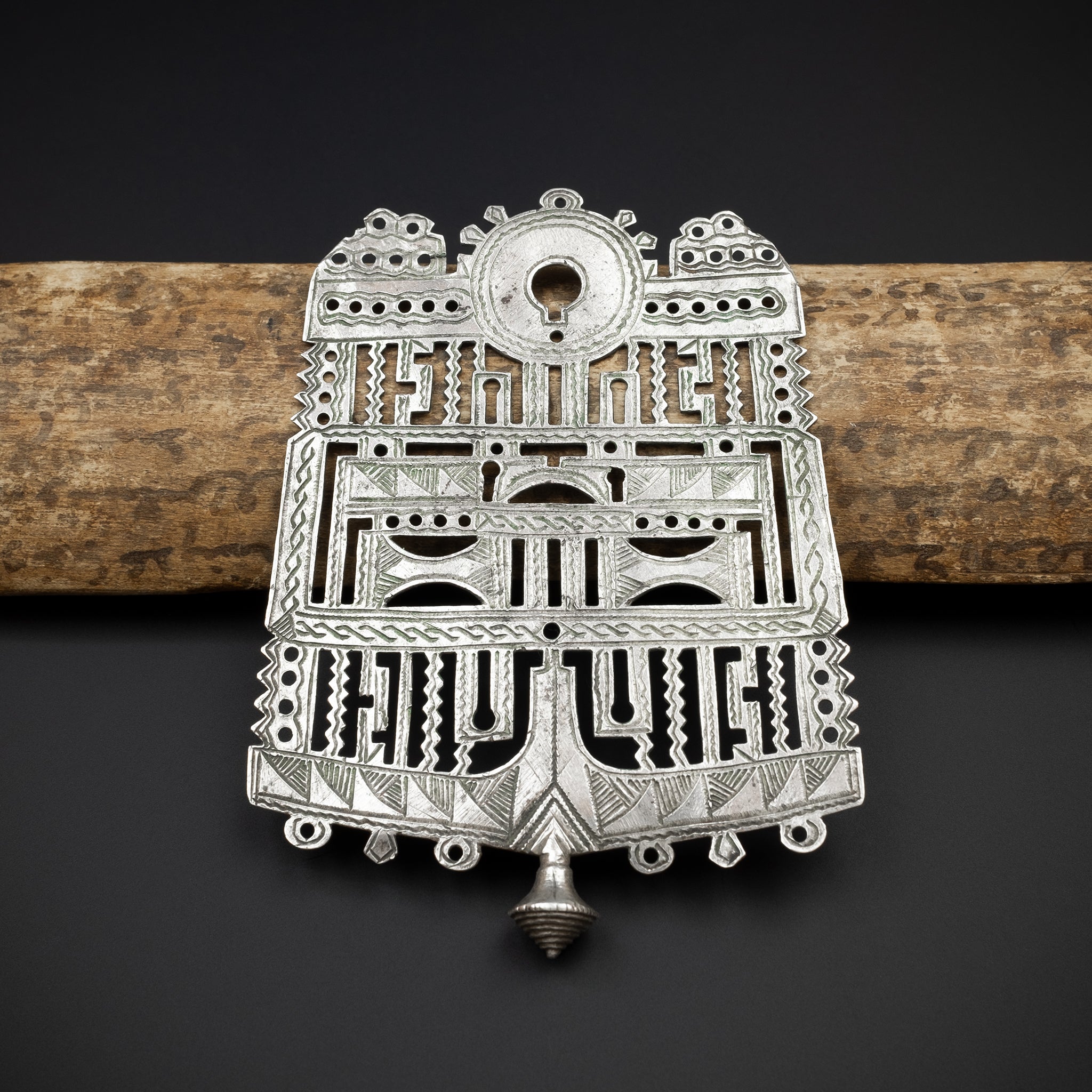 Old Silver Tuareg ‘Bella’ Amulet Pendant, Niger