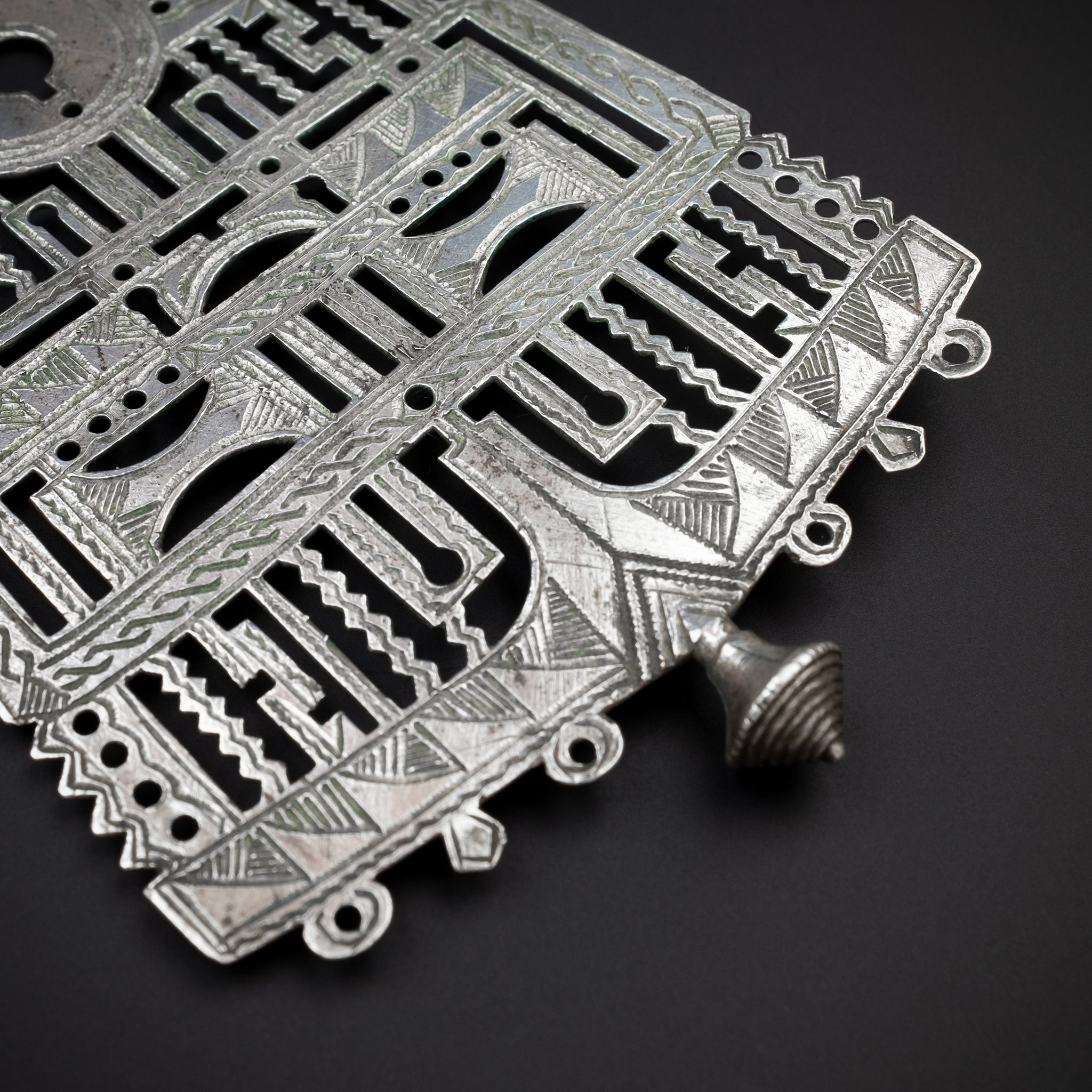Old Silver Tuareg ‘Bella’ Amulet Pendant, Niger