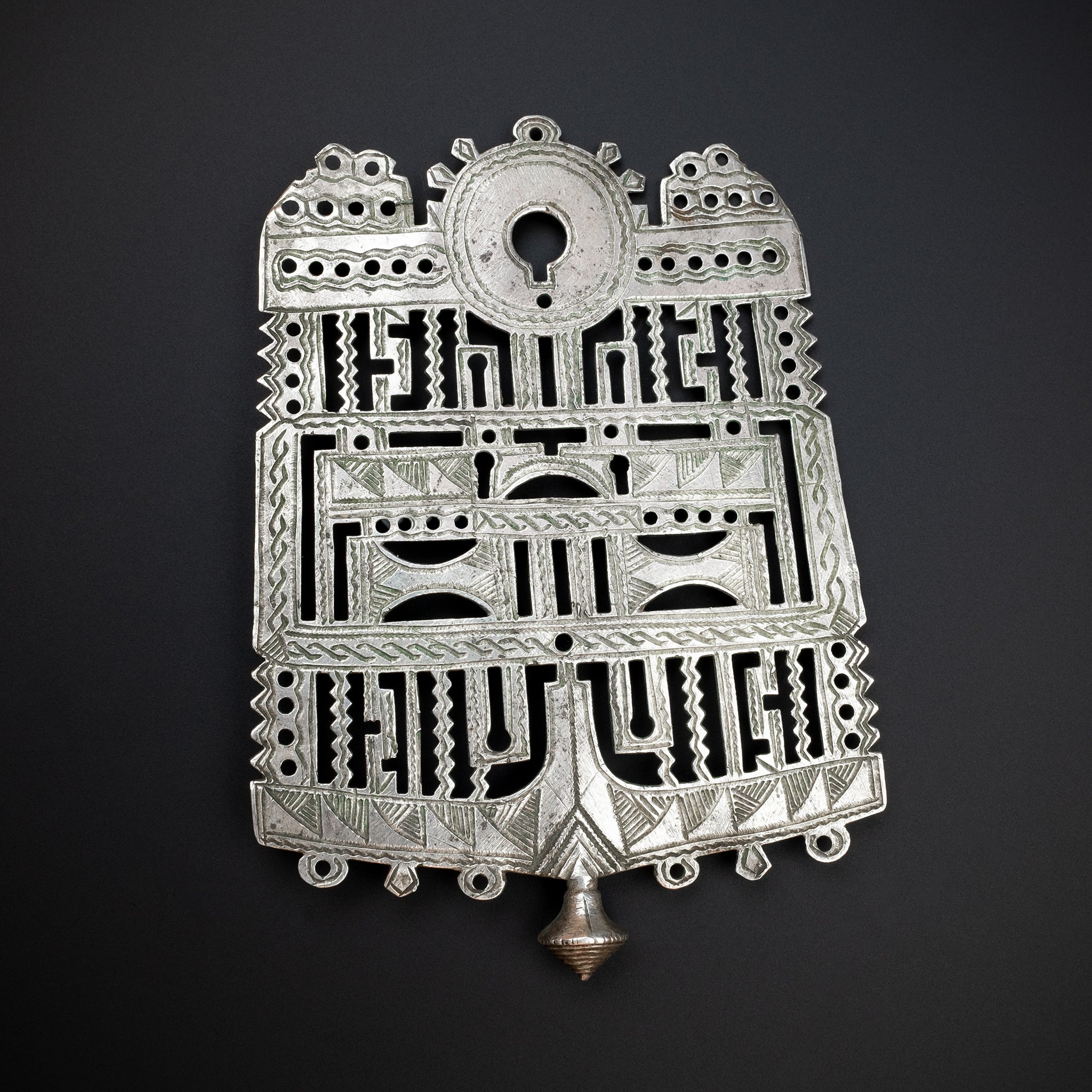 Old Silver Tuareg ‘Bella’ Amulet Pendant, Niger