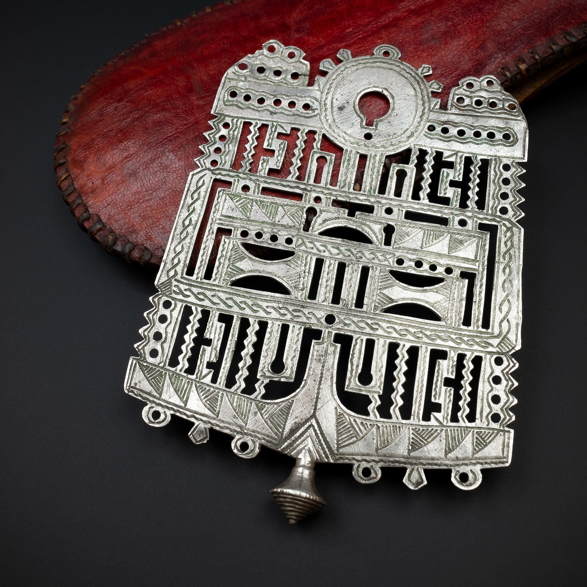 Old Silver Tuareg ‘Bella’ Amulet Pendant, Niger