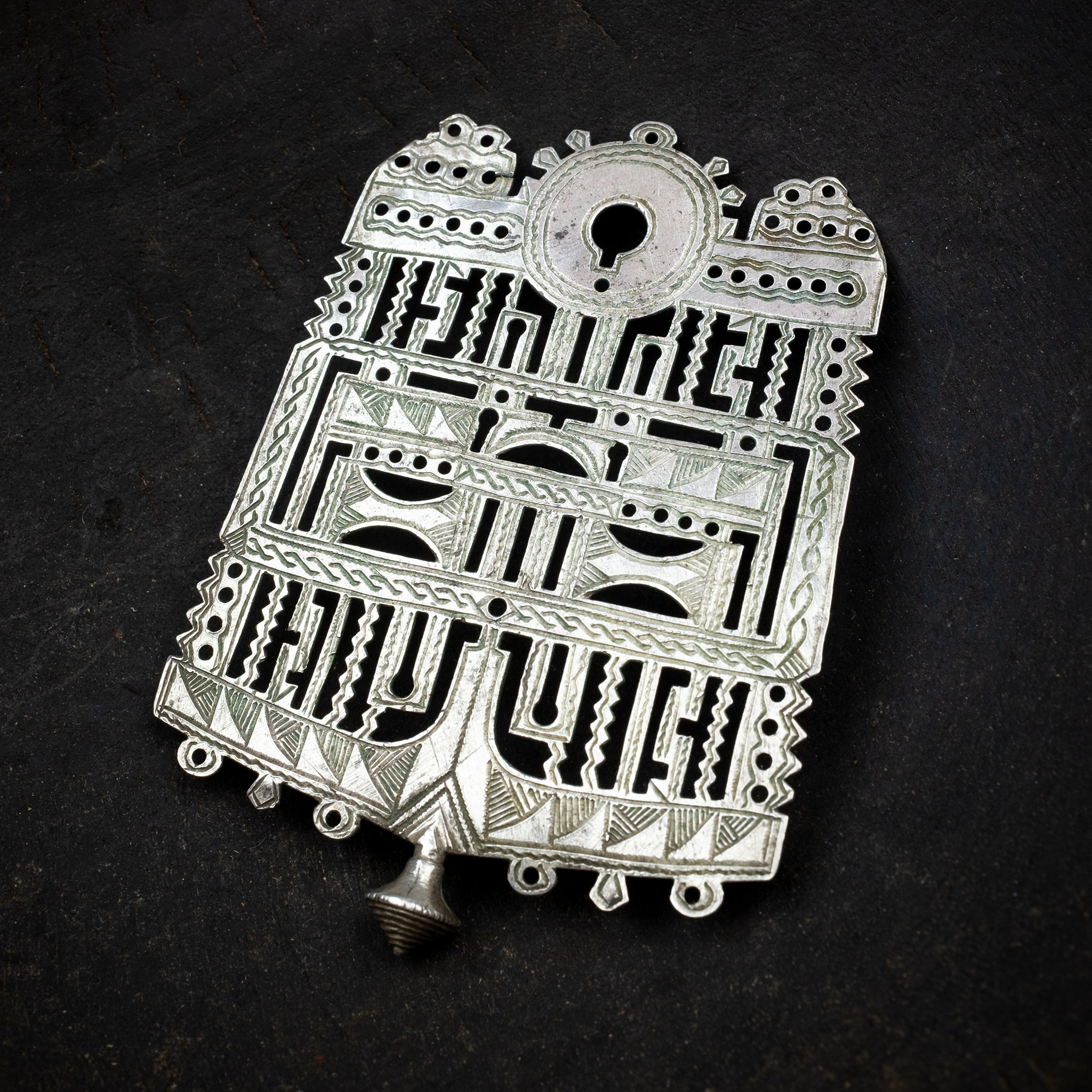 Old Silver Tuareg ‘Bella’ Amulet Pendant, Niger