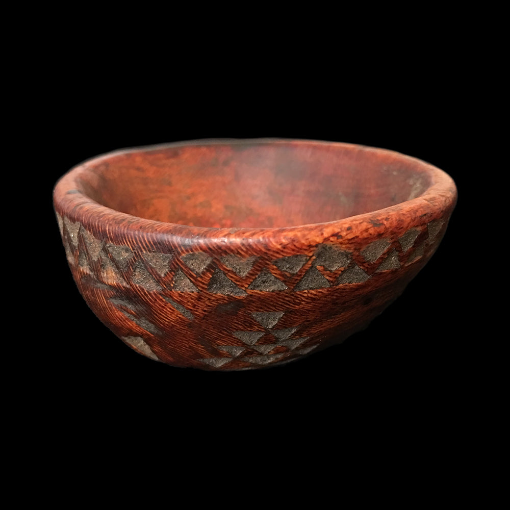 Berber wooden saffron bowl