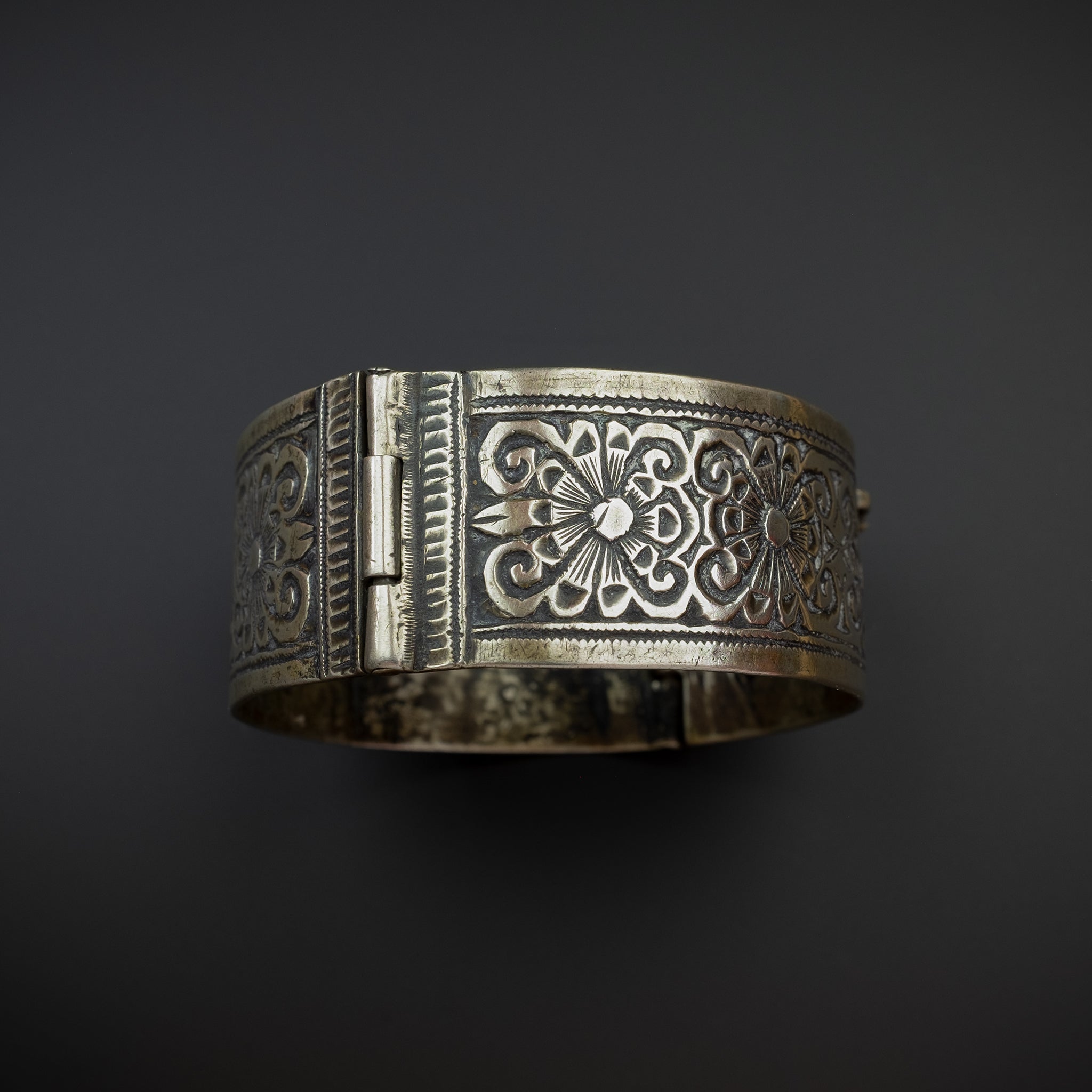 Antique Silver Berber Bracelet, Morocco