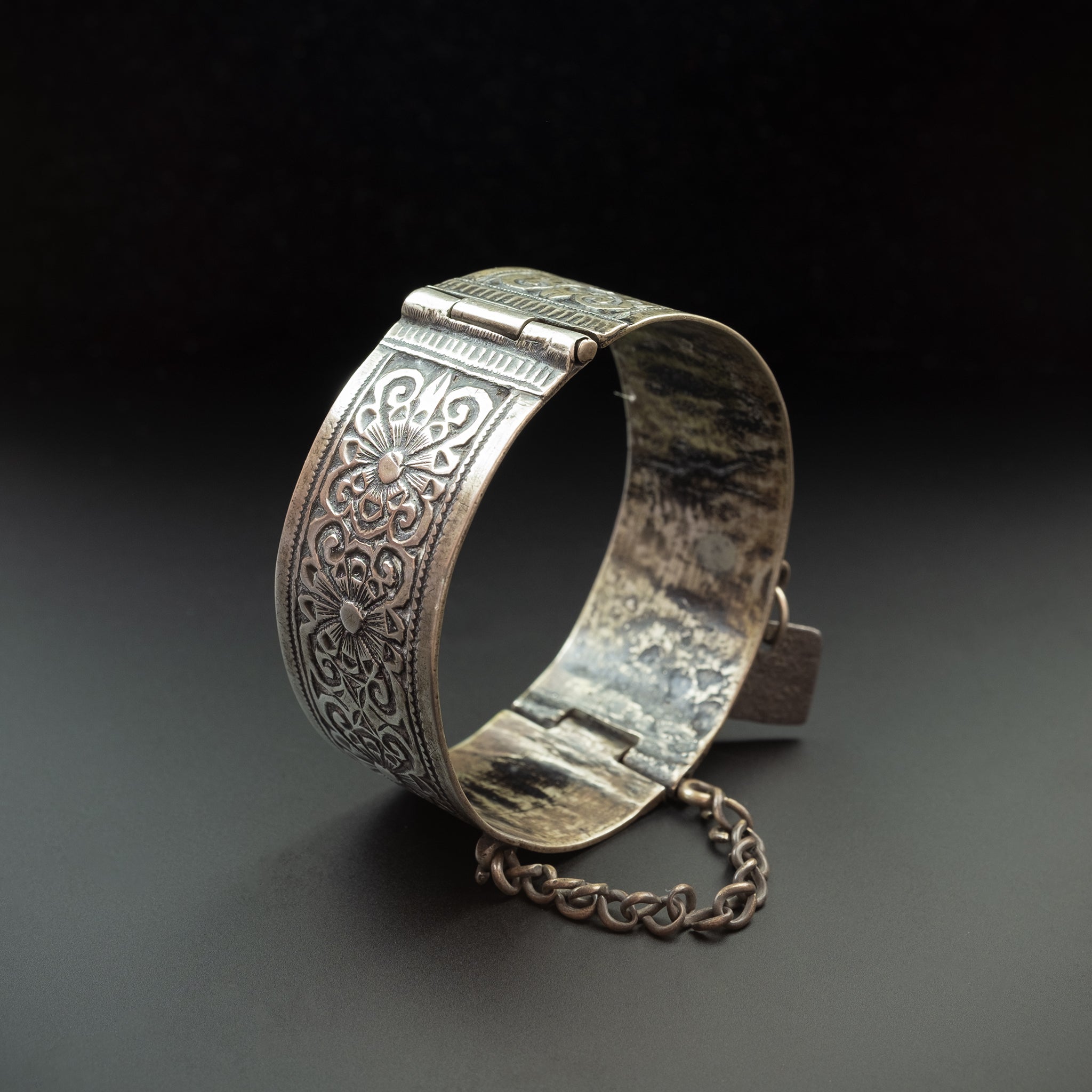 Antique Silver Berber Bracelet, Morocco