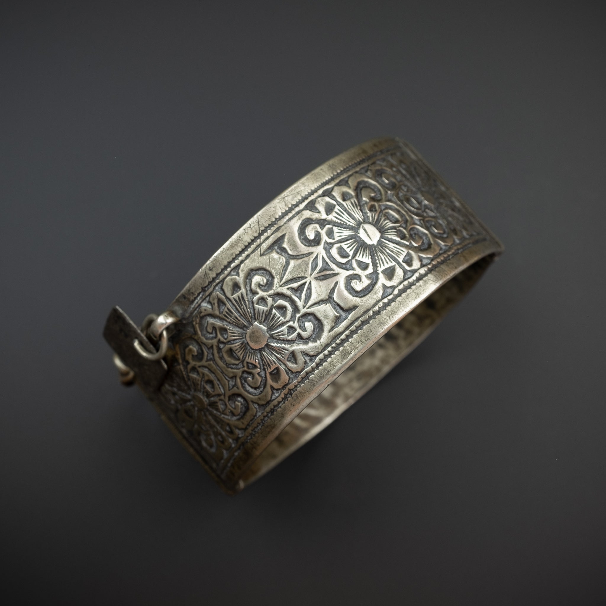 Antique Silver Berber Bracelet, Morocco