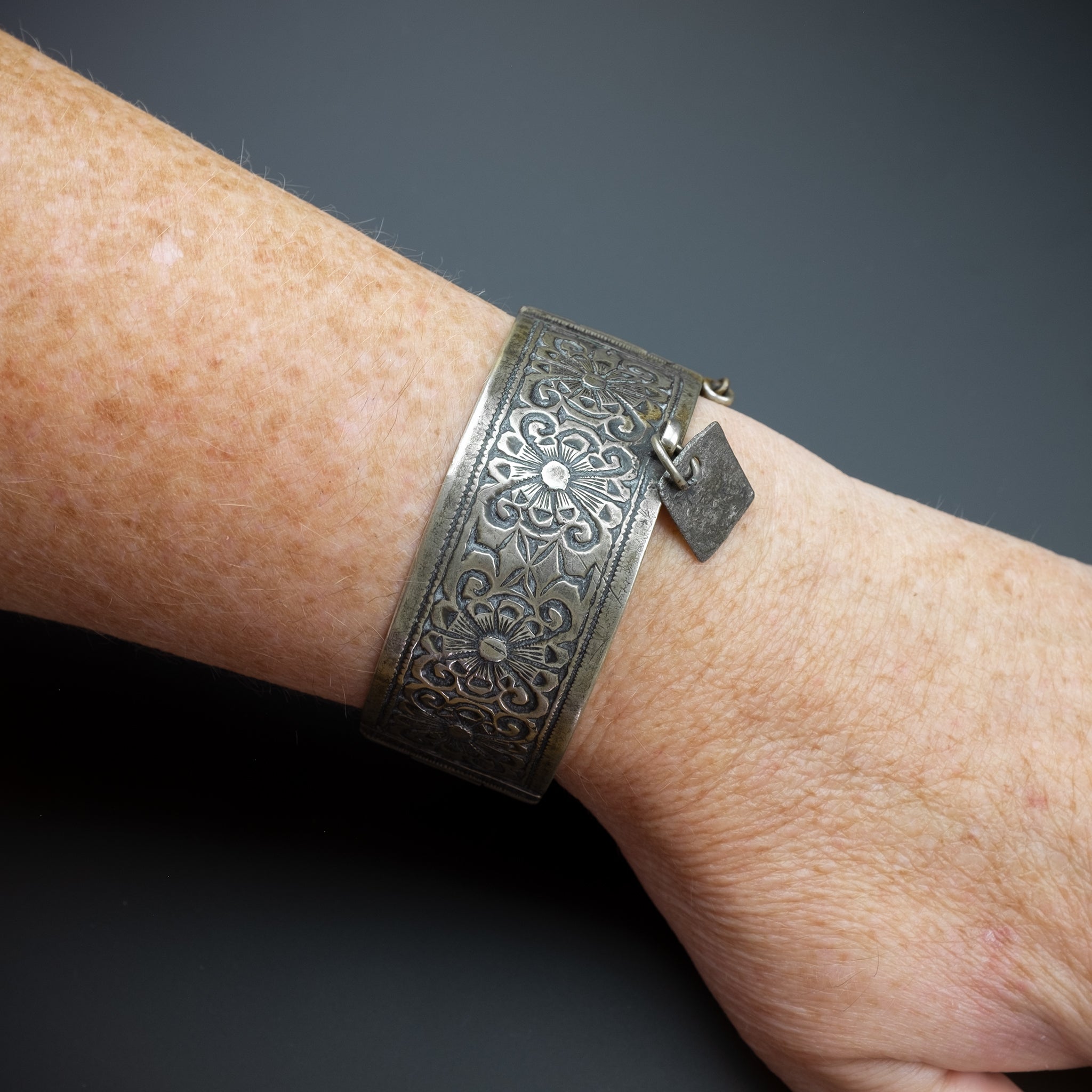 Antique Silver Berber Bracelet, Morocco