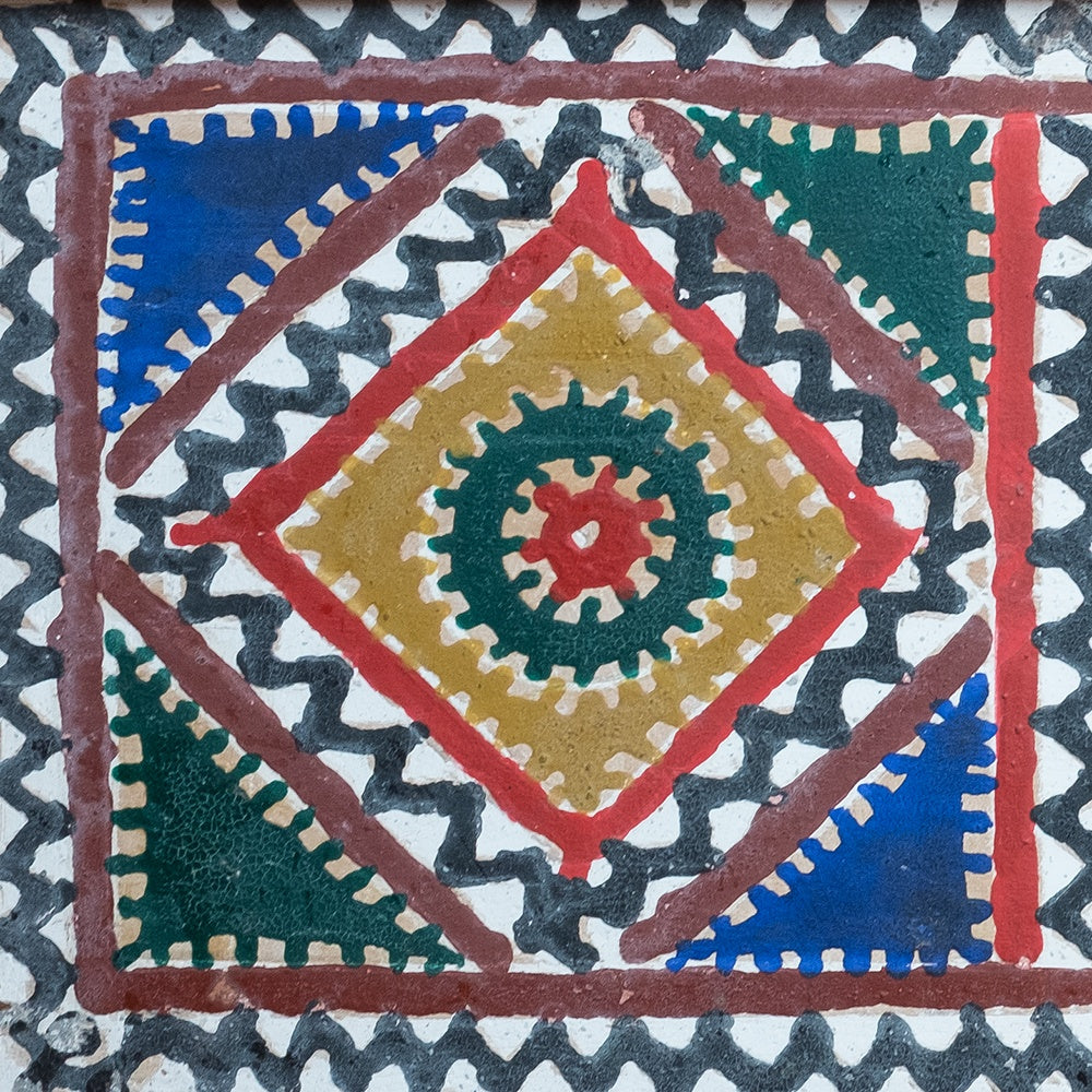 Ait Ouaouzgite Painted Wooden Chest