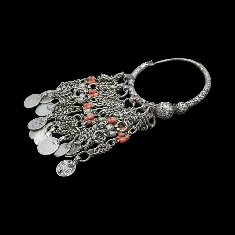 Berber Jewellery | Antique Silver Earrings from Morocco