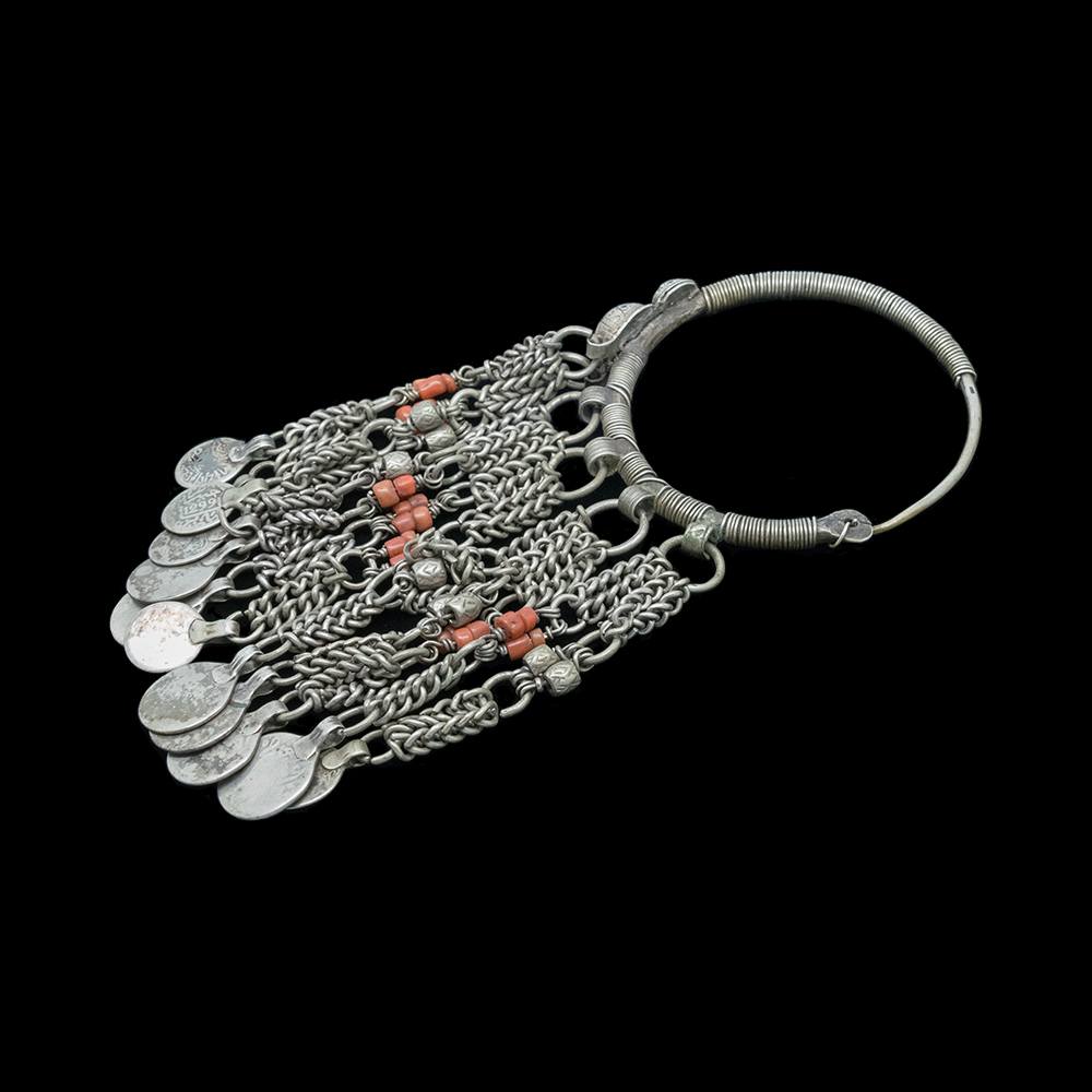 Berber Jewellery | Antique Silver Earrings from Morocco