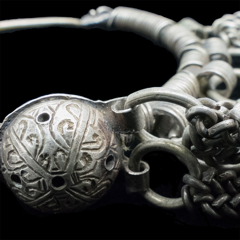 Berber Jewellery | Antique Silver Earrings from Morocco