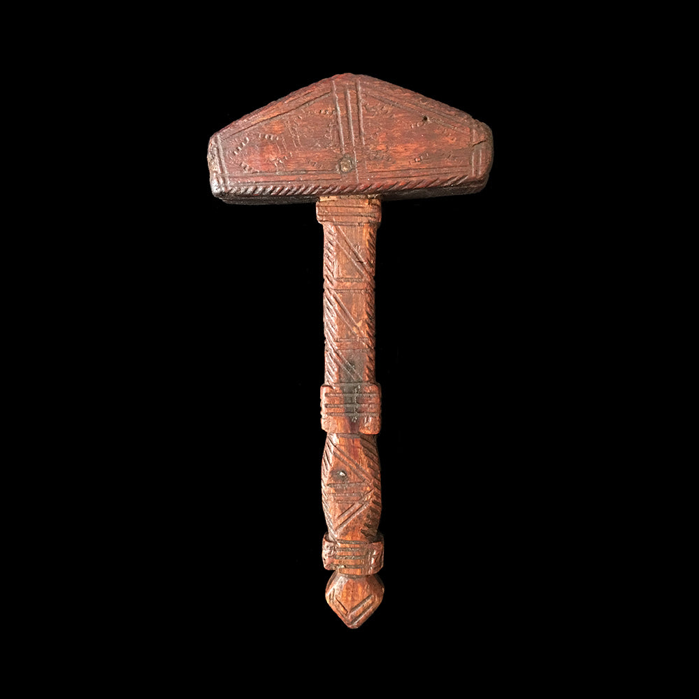 Wooden Sugar Hammer | Vintage Ethnic Jewellery | Berber Jewellery